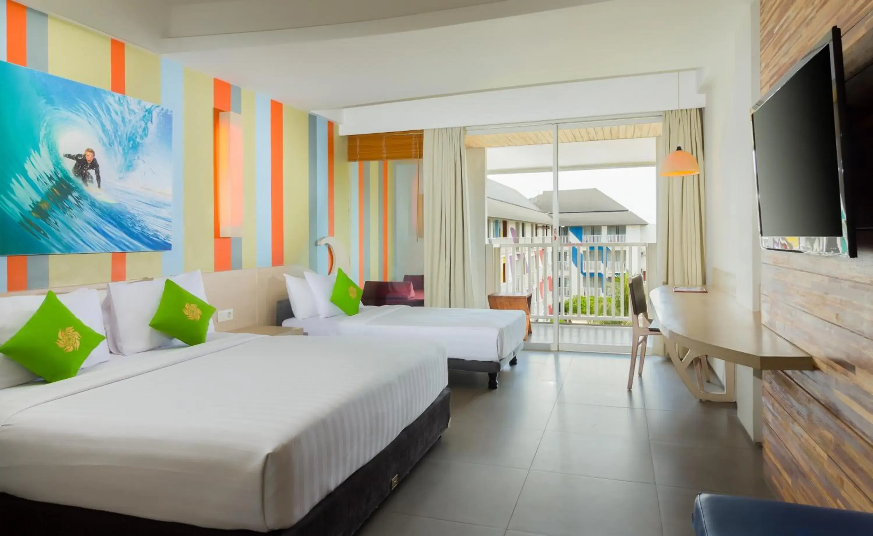 Bliss Triple Room in Bliss Surfer Hotel Legian Bliss Triple Room in Bliss Surfer Hotel Legian
