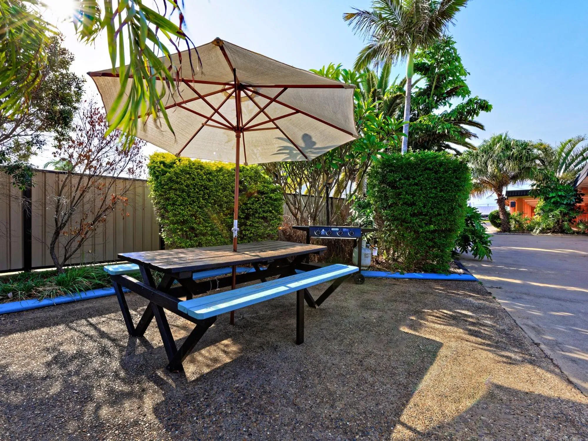 BBQ facilities in Riviera Motel Bundaberg