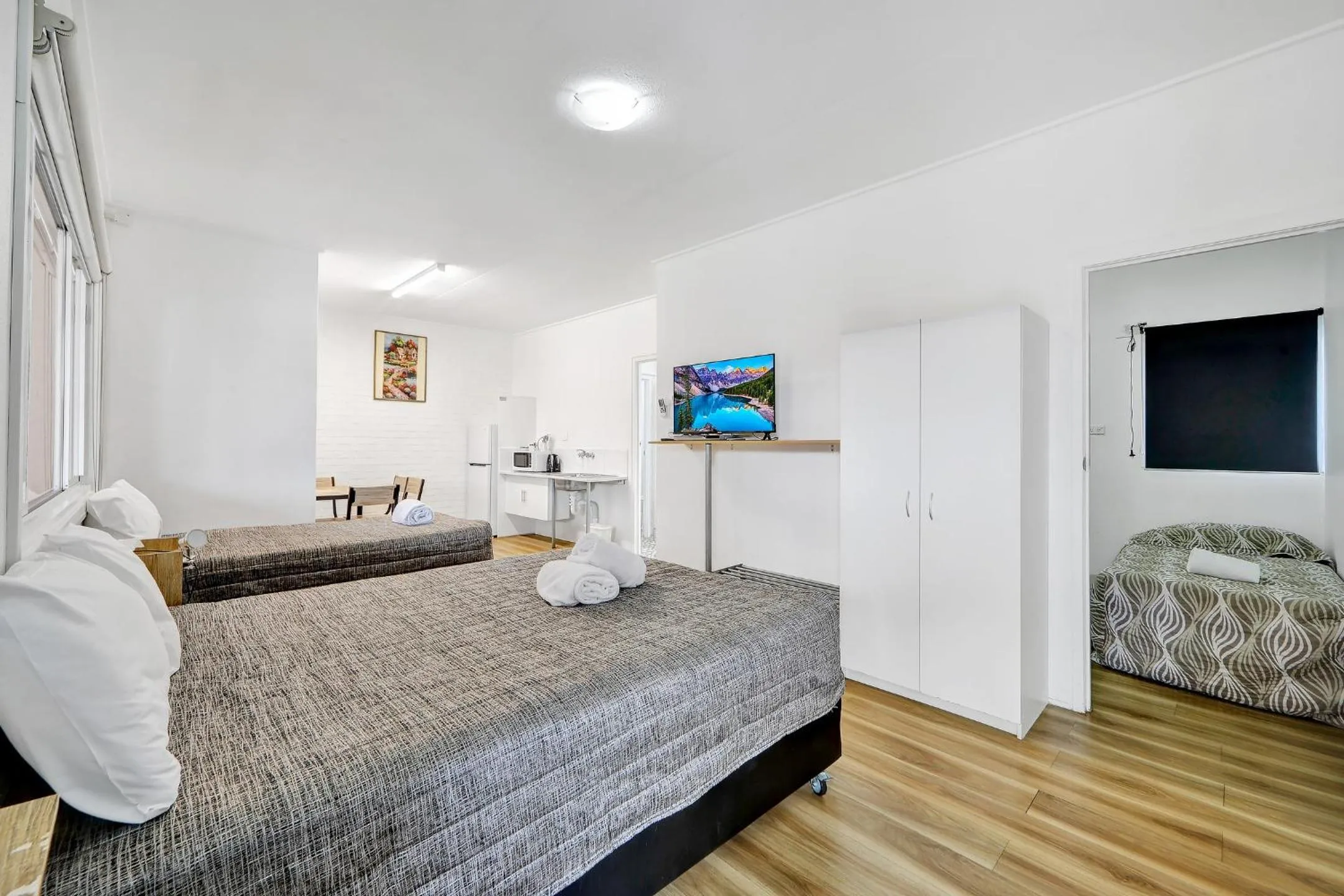 Bed in Riviera Motel Bundaberg