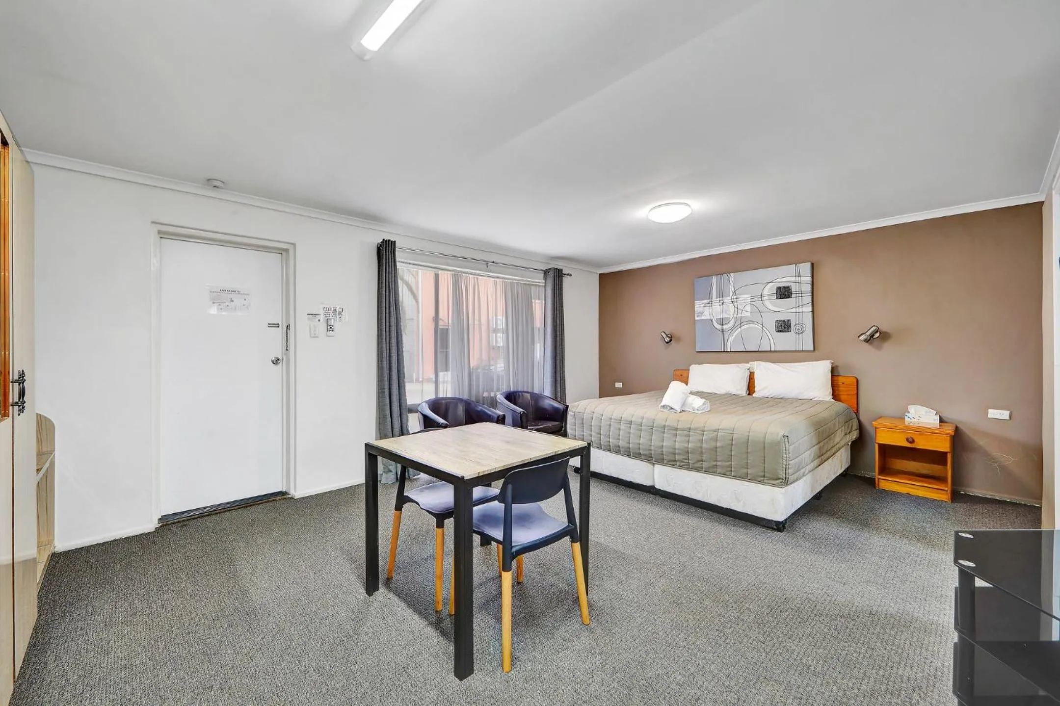 Bed in Riviera Motel Bundaberg