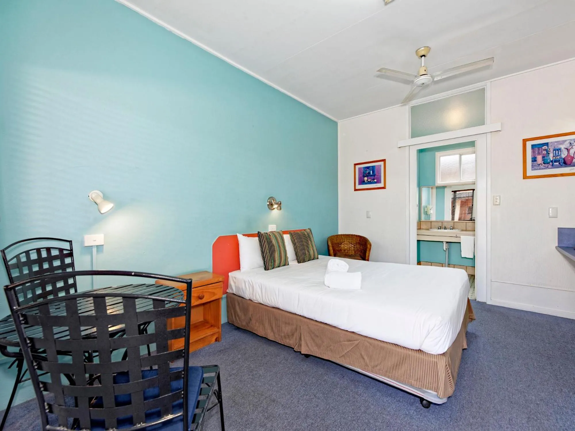 Bed in Riviera Motel Bundaberg