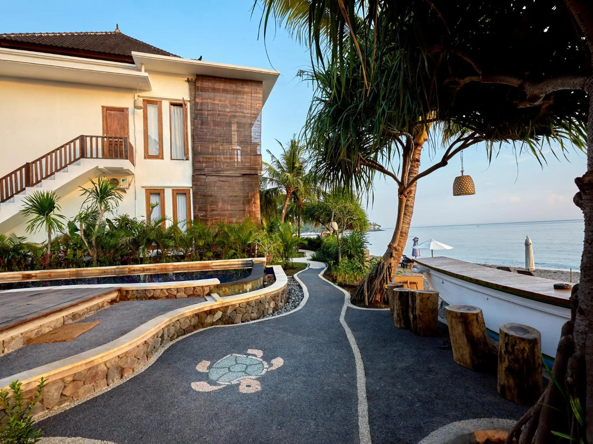 Garden in Vienna Beach Resort