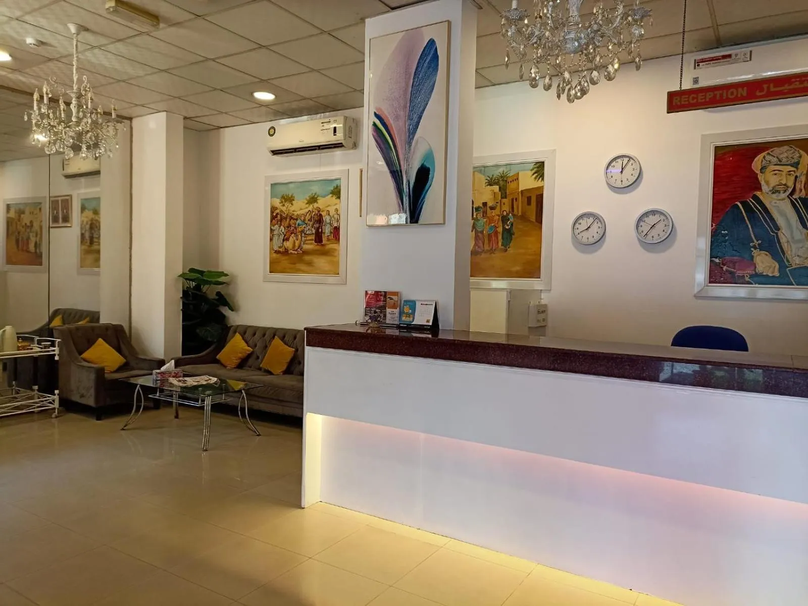 Lobby or reception in Savoy Inn Hotel Apartments