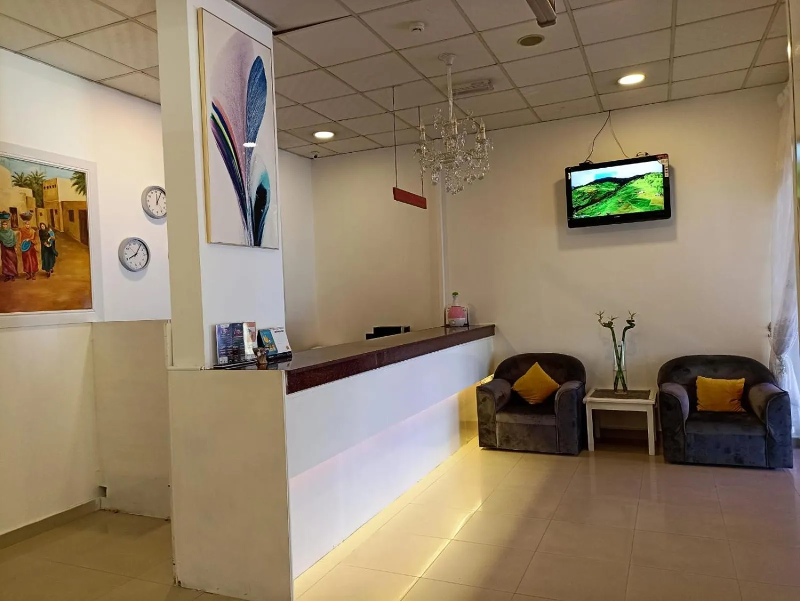 Lobby or reception in Savoy Inn Hotel Apartments