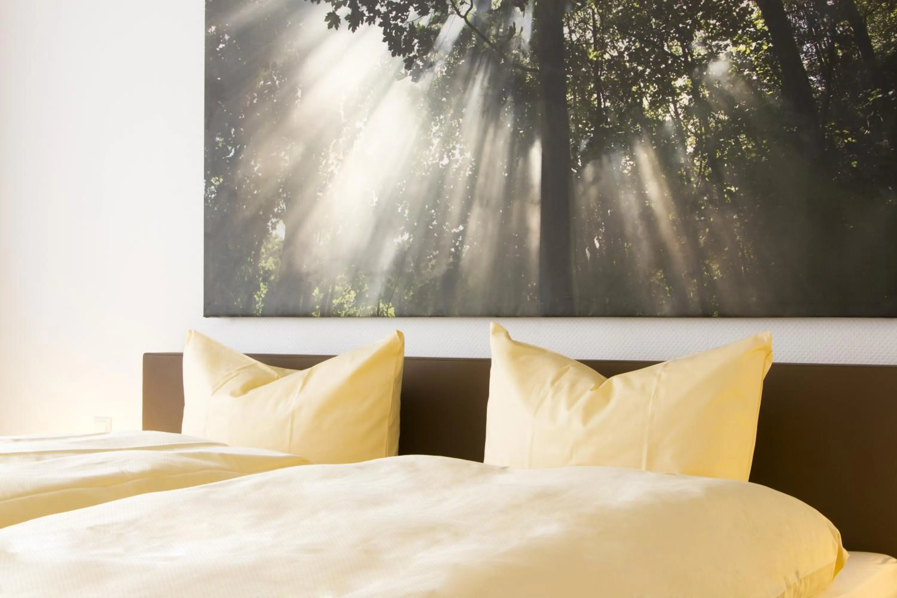 Bed in Fritz Hotel & Restaurant KG