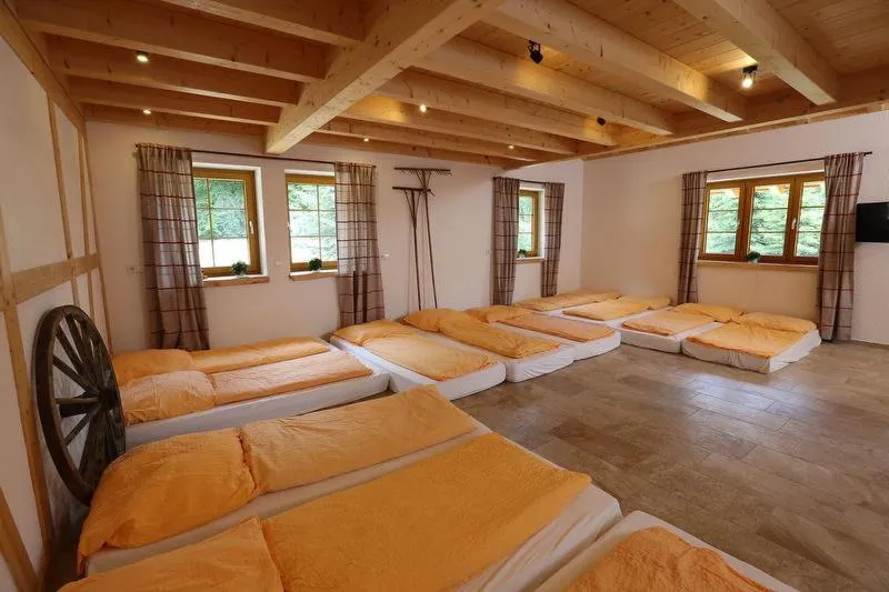 Bed in Erlebnisgastronomie Lochmuhle