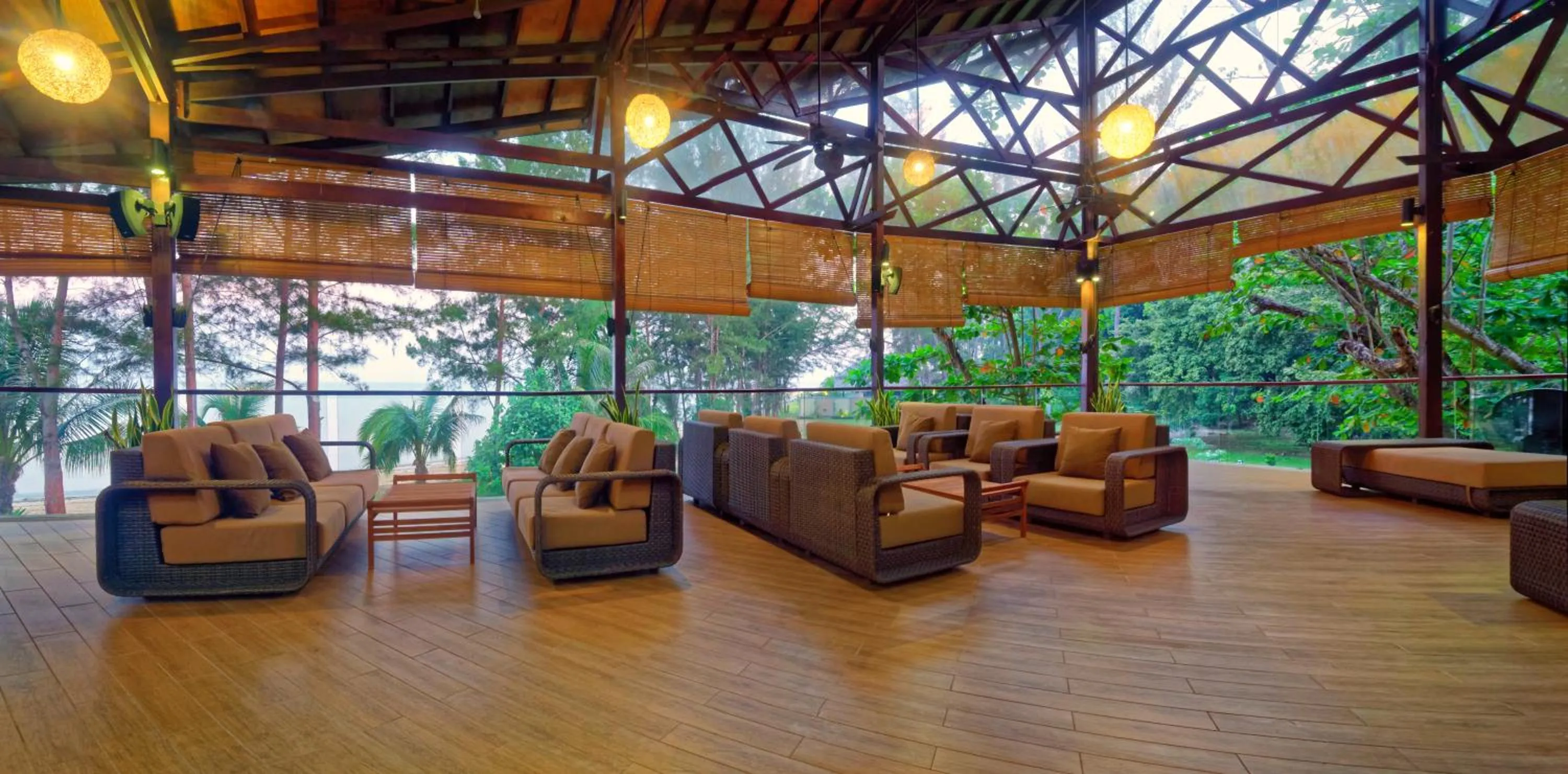 Living room in Borneo Eagle Resort