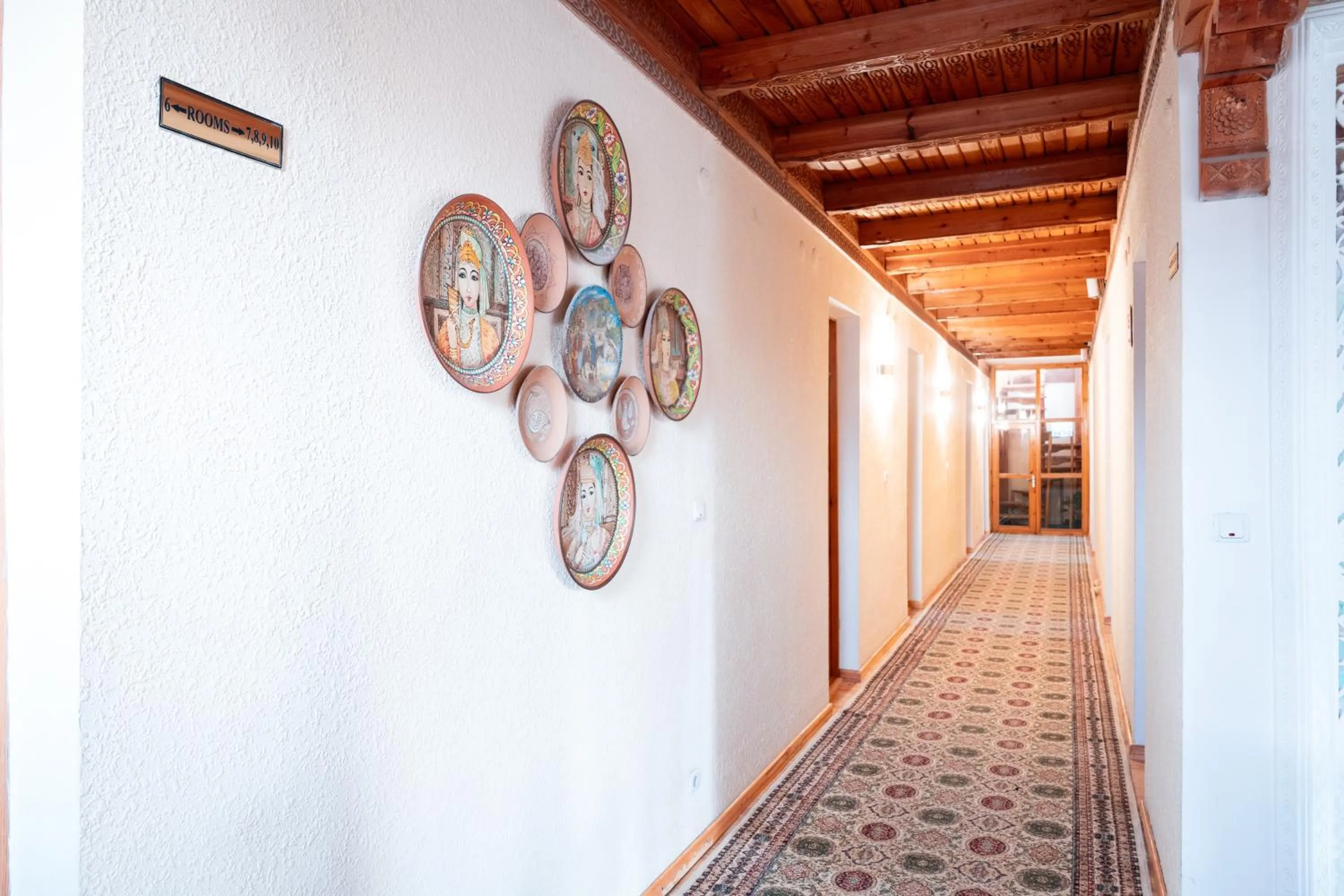 On site in Hotel Caravan Serail