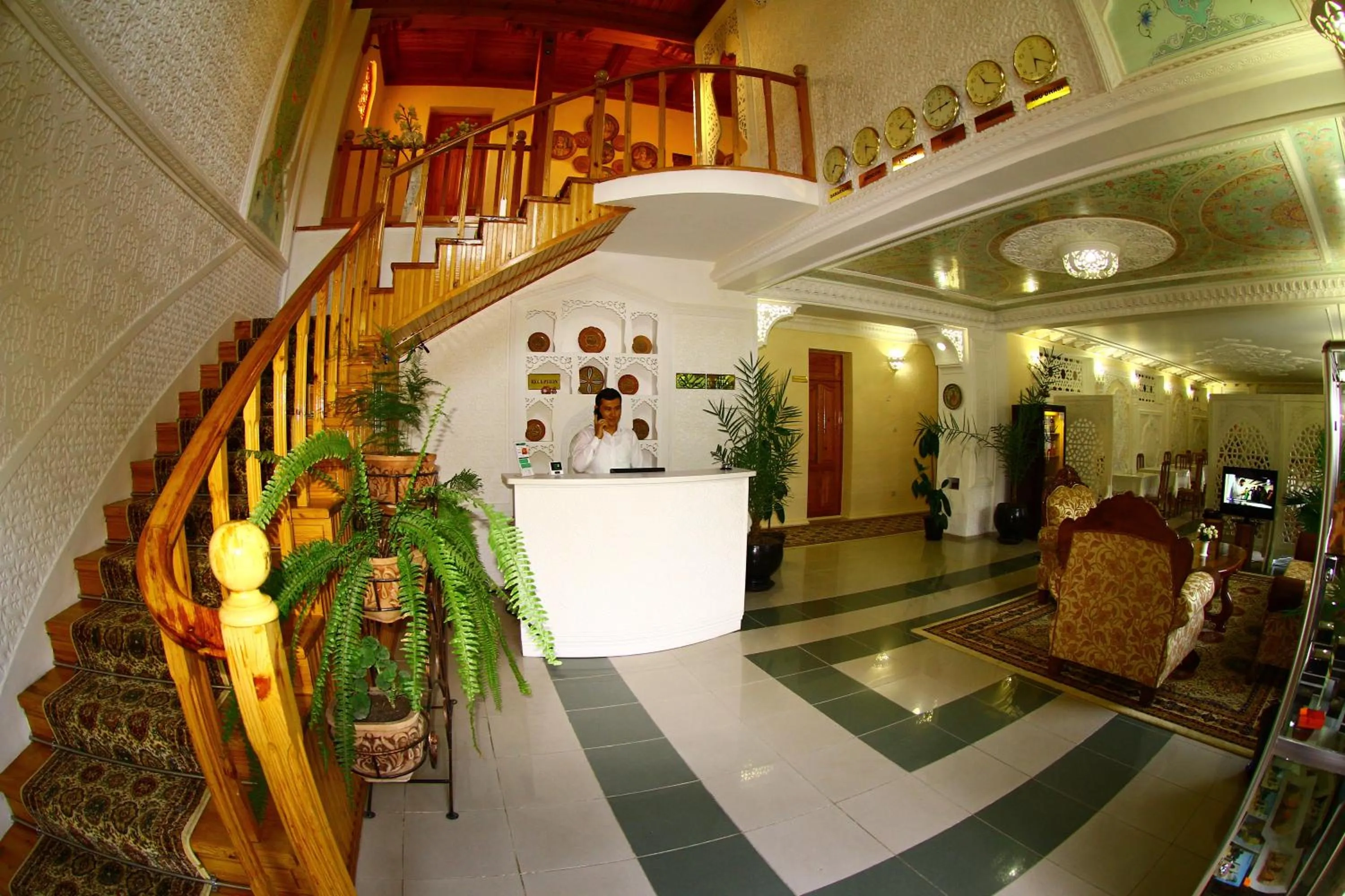 Lobby or reception in Hotel Caravan Serail