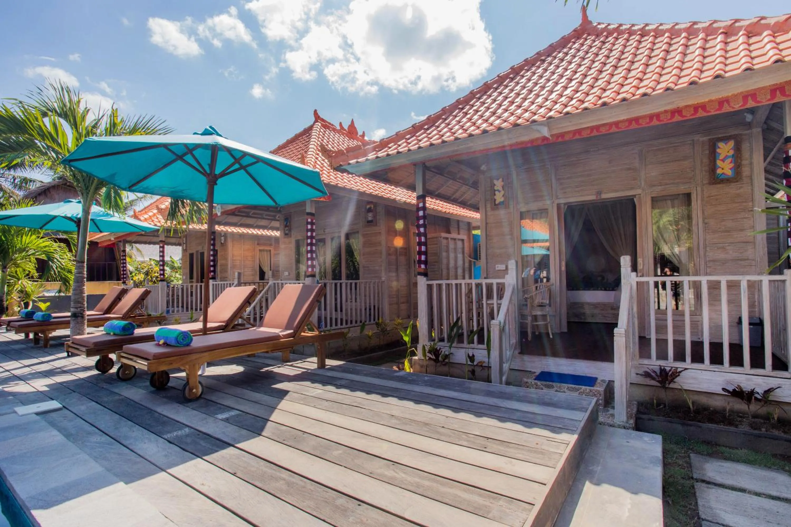 Balcony/Terrace in Secret Point Huts