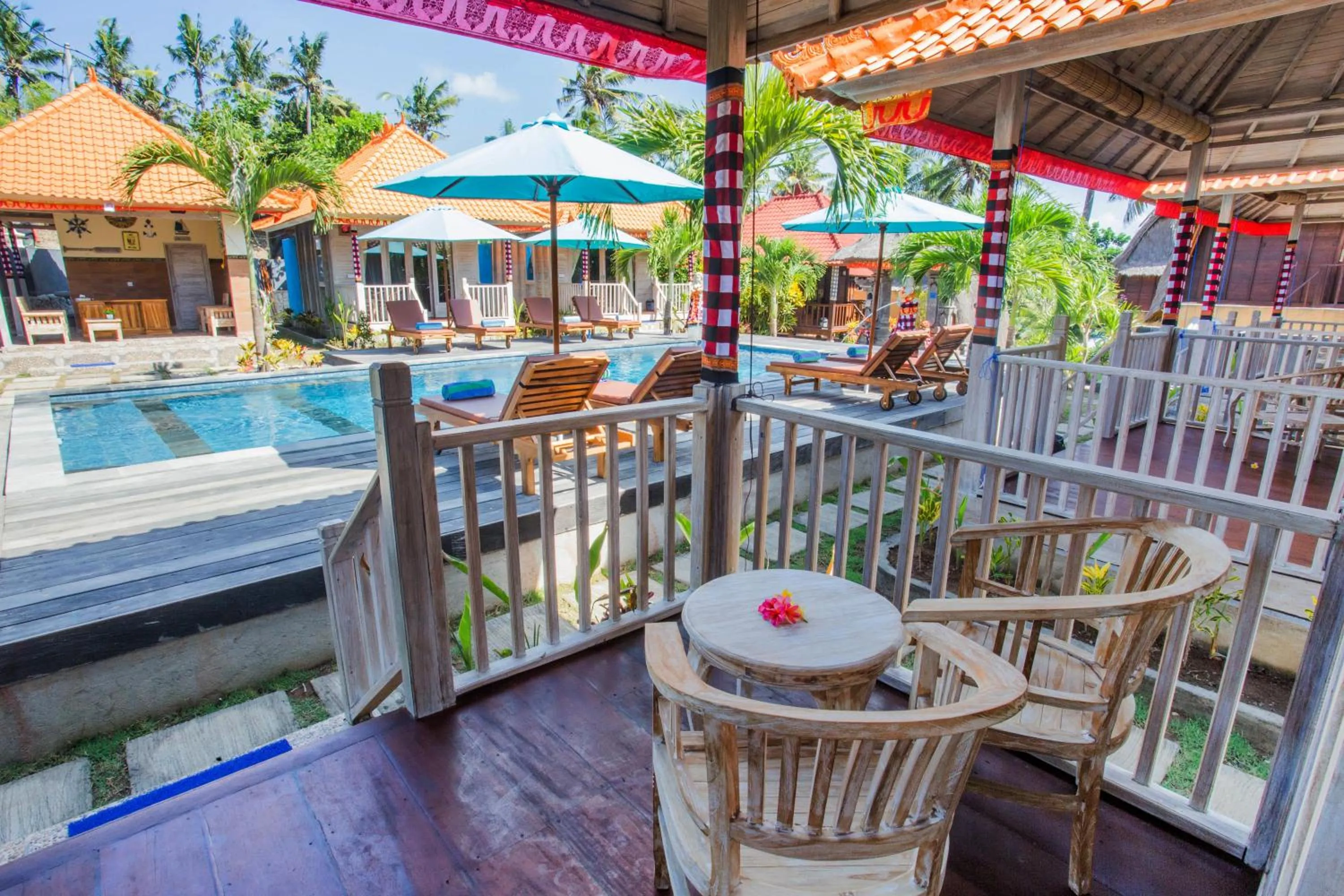 Balcony/Terrace in Secret Point Huts