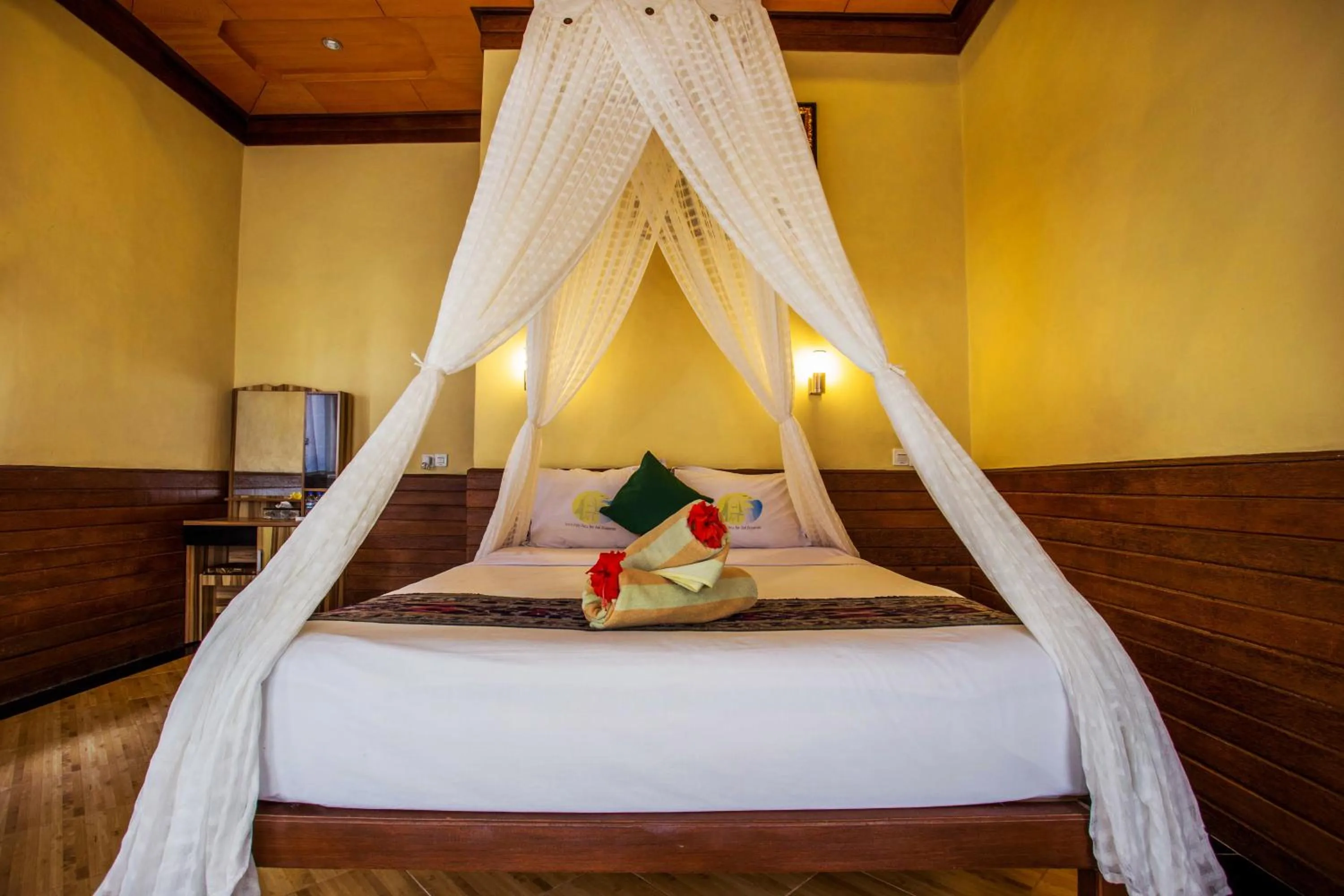 Bed in Secret Point Huts