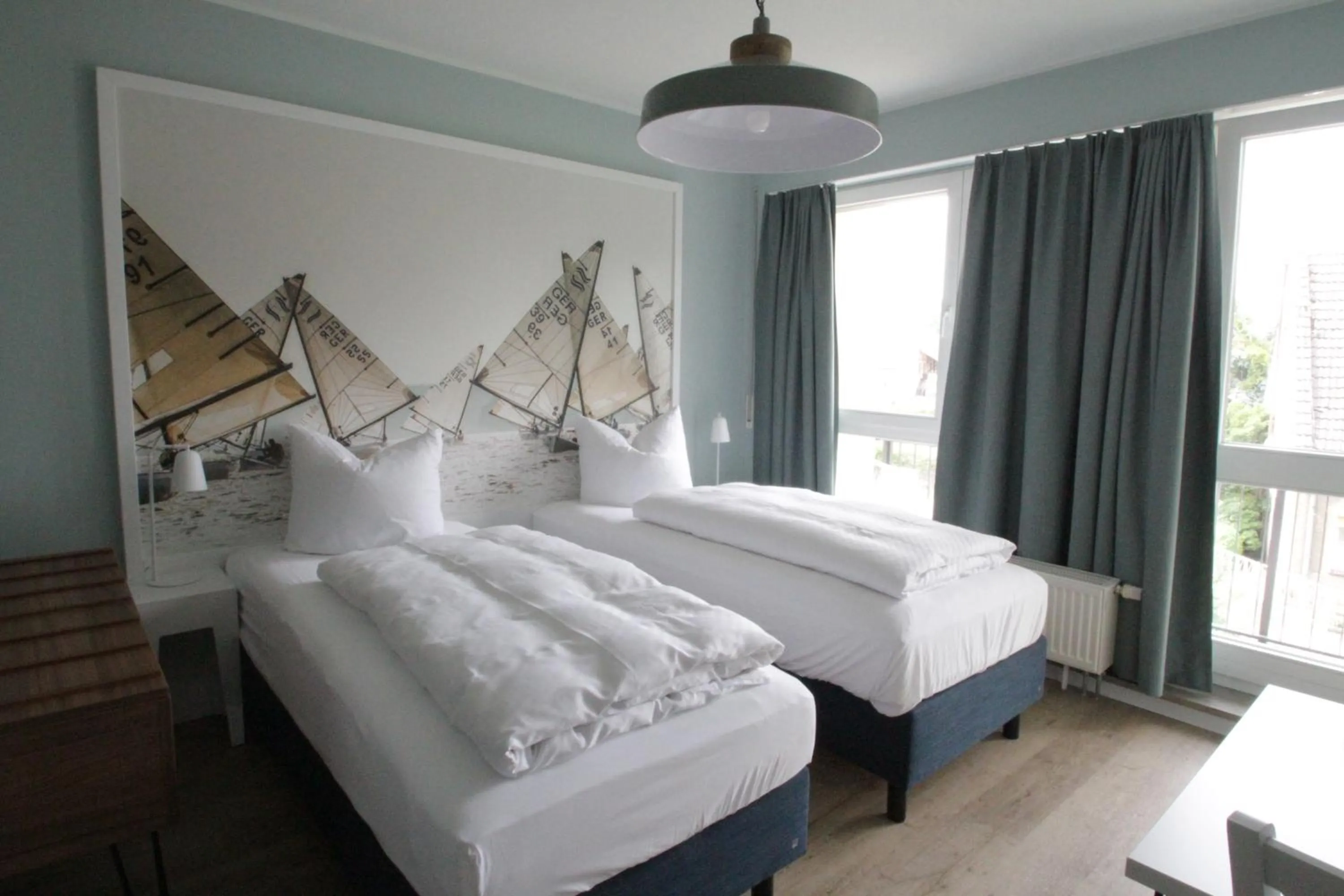 Decorative detail, Bed in Havelhotel