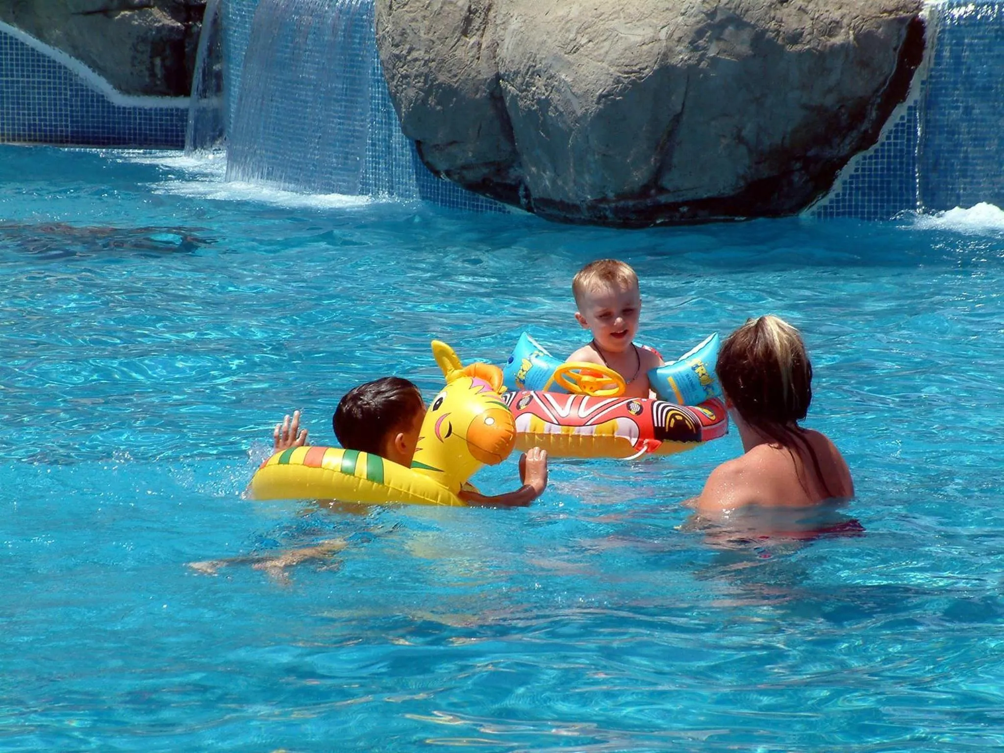 Pool view in Begonville Hotel