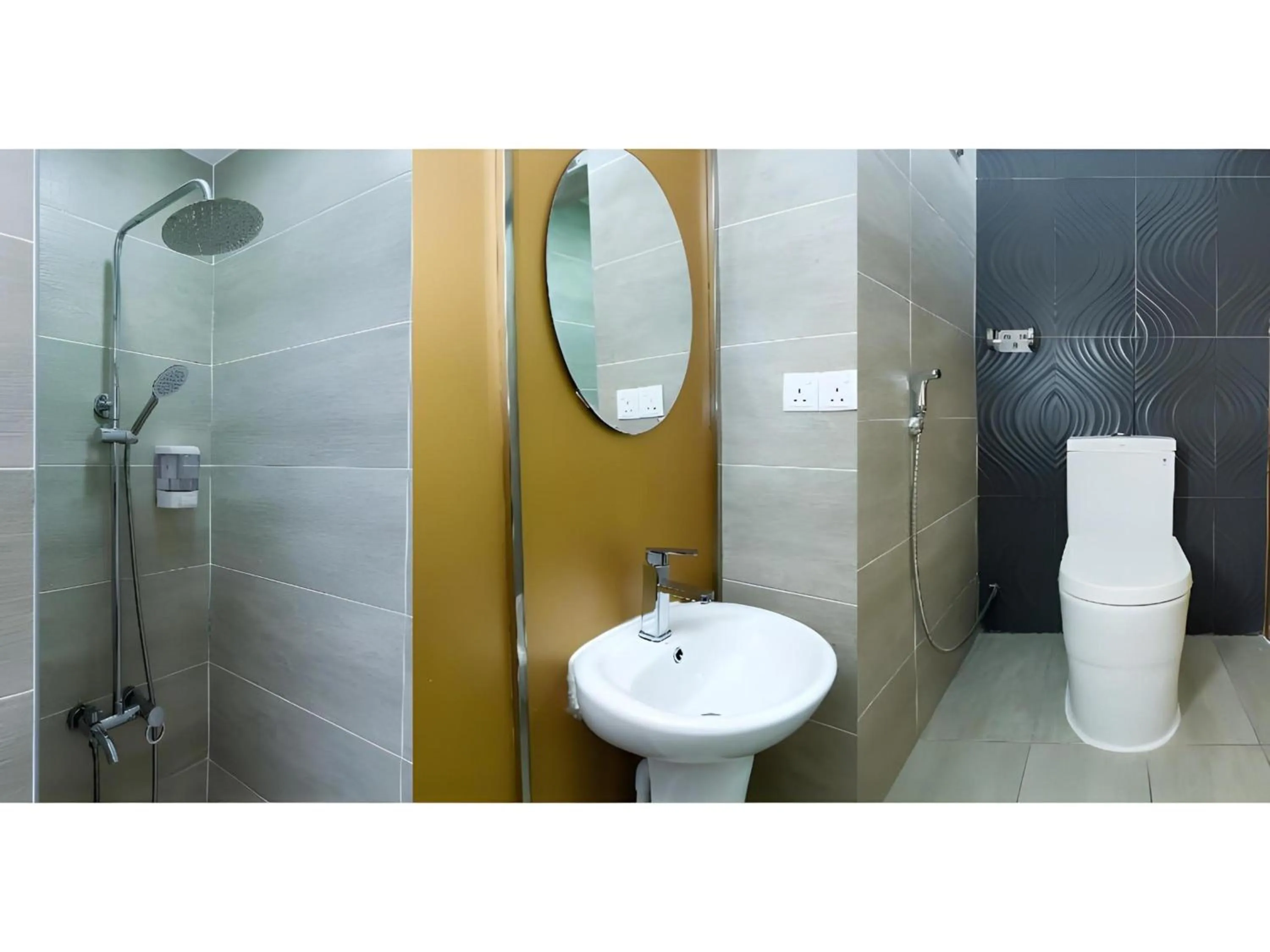 Bathroom in Hotel O La Mirina Boutique Inn