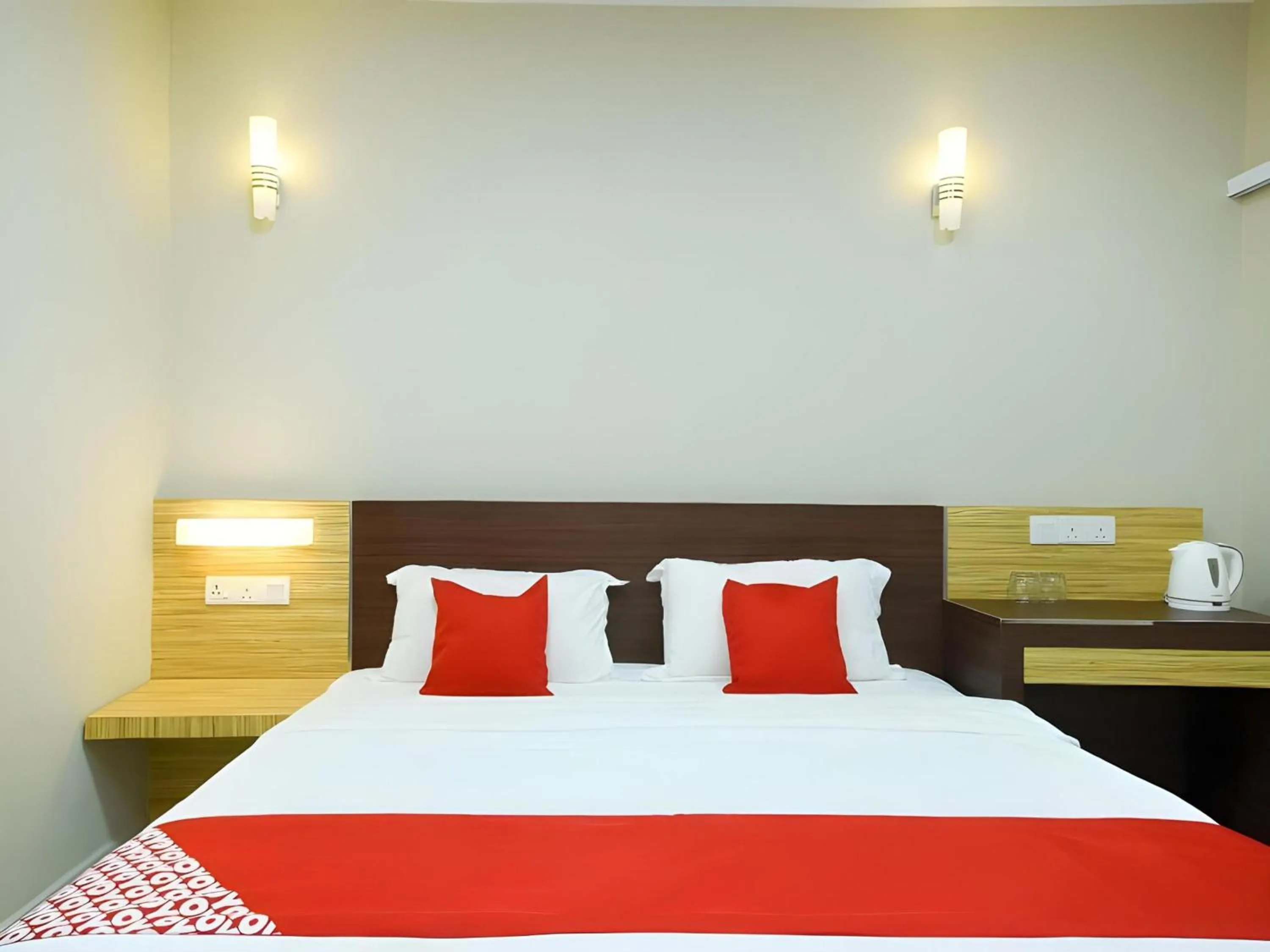 Photo of the whole room, Bed in Hotel O La Mirina Boutique Inn