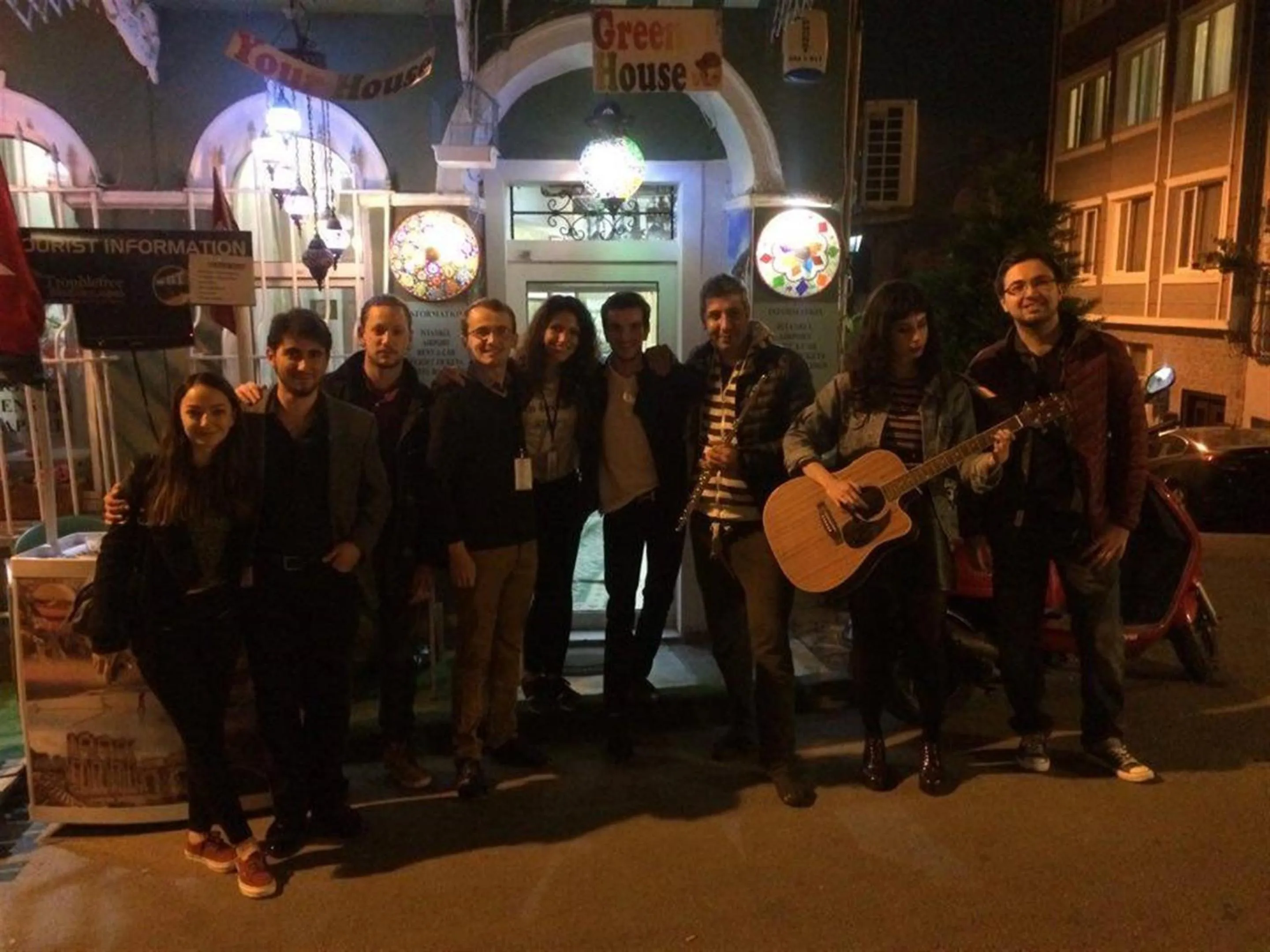 group of guests in Taksim Hostel Green House Istanbul