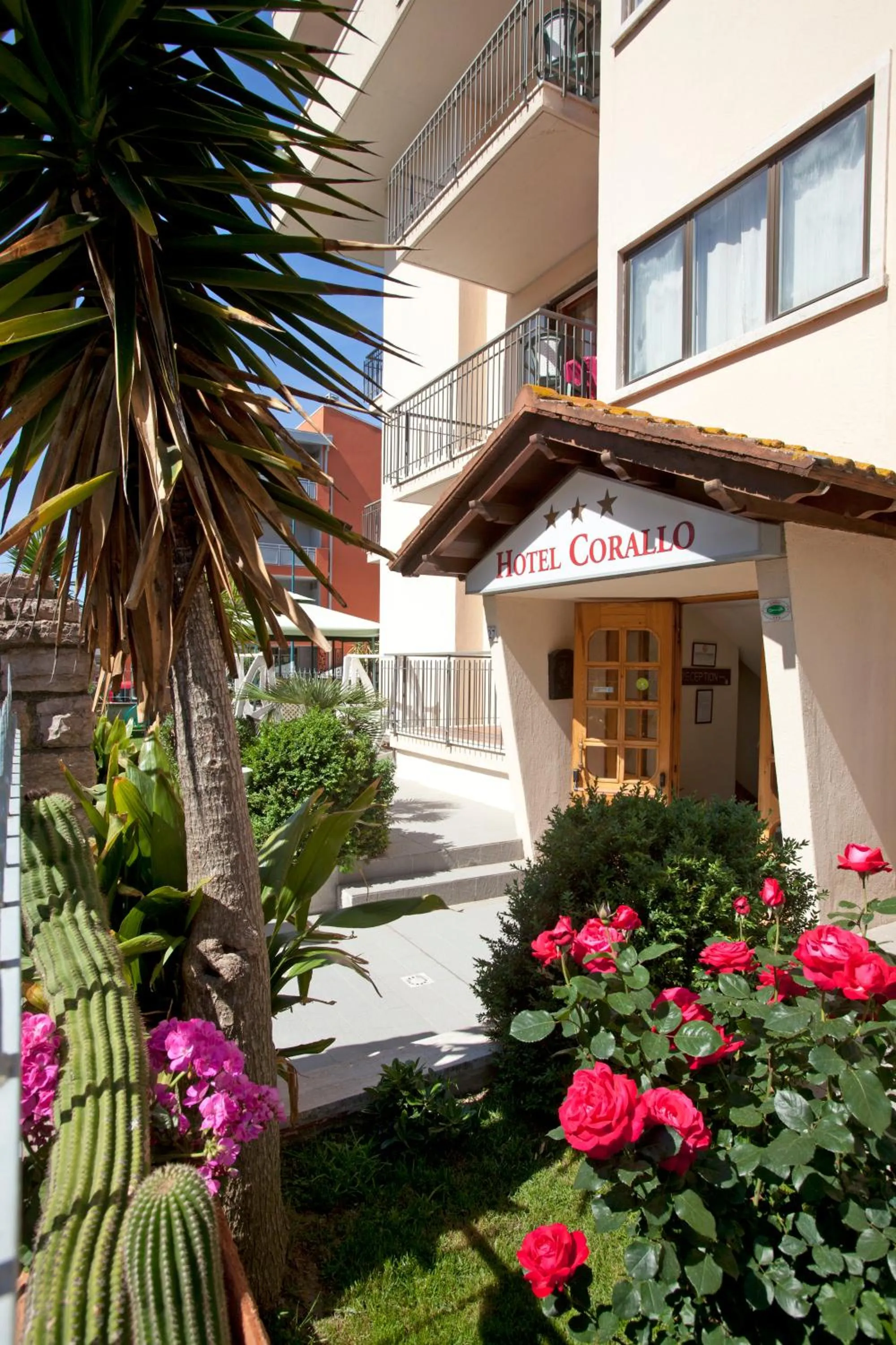 Facade/entrance in Hotel Corallo