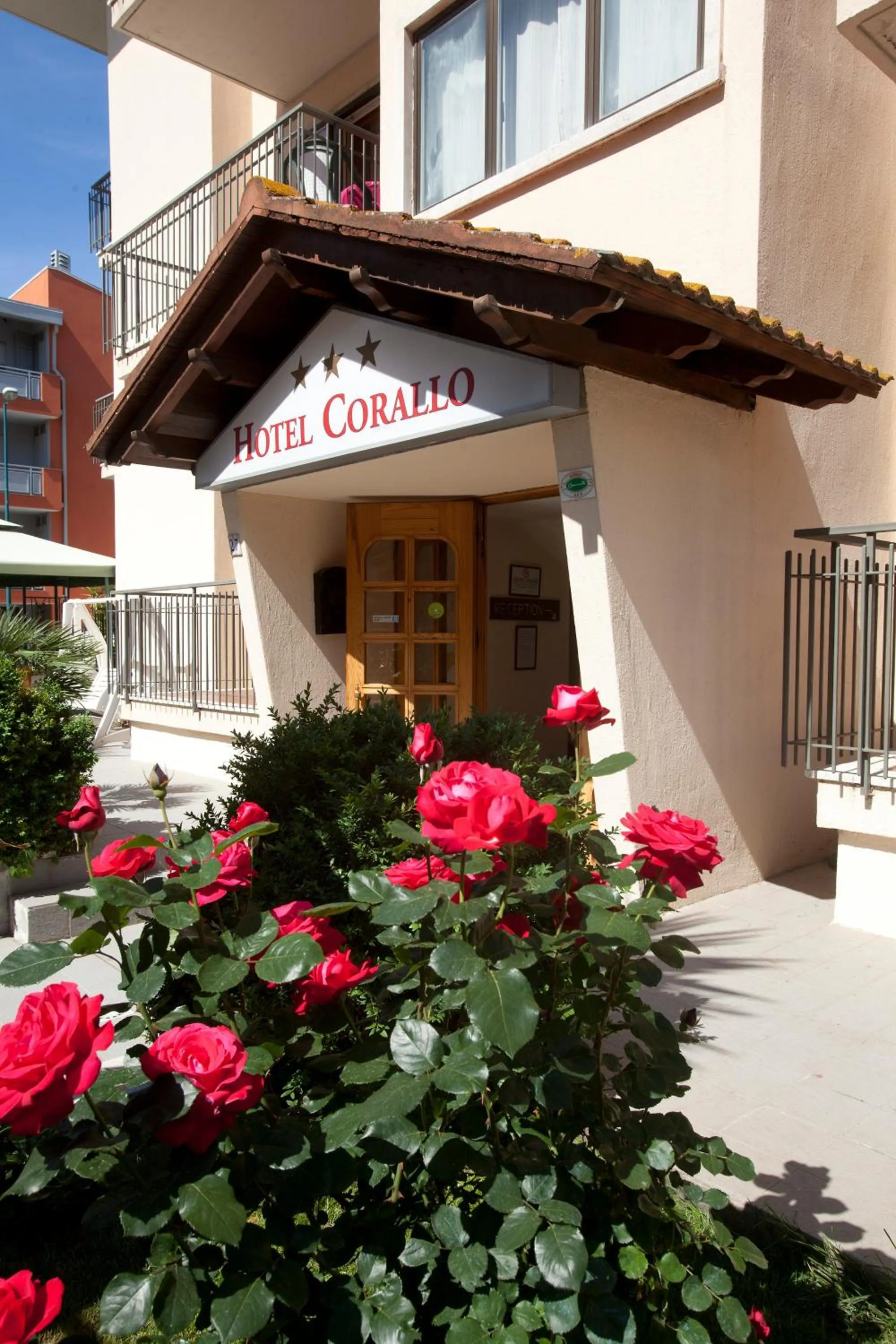 Facade/entrance in Hotel Corallo