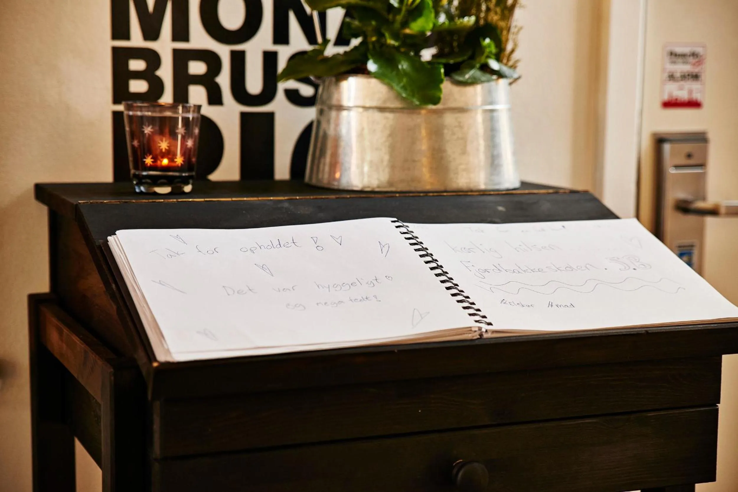 Decorative detail in Roskilde Danhostel