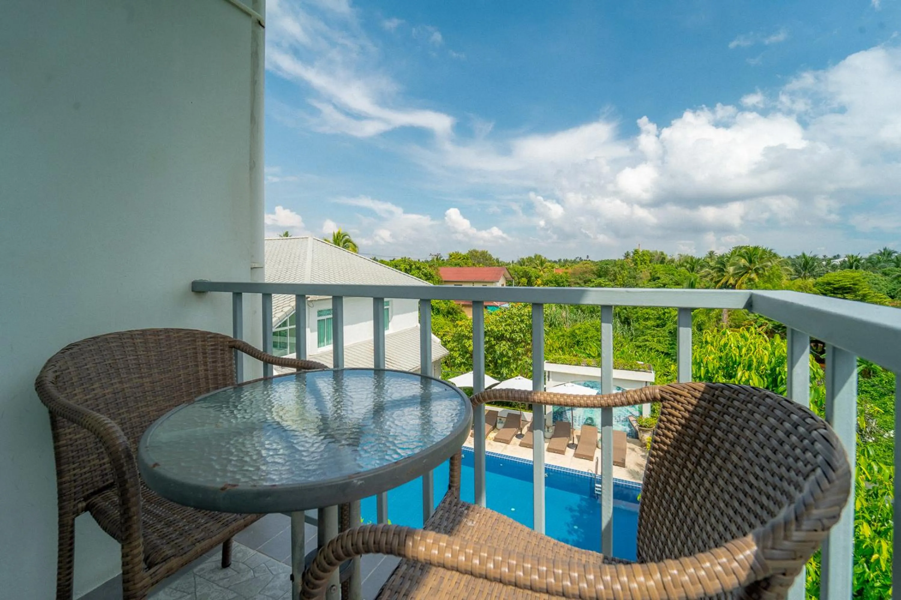 Balcony/Terrace in Villa Amphawa