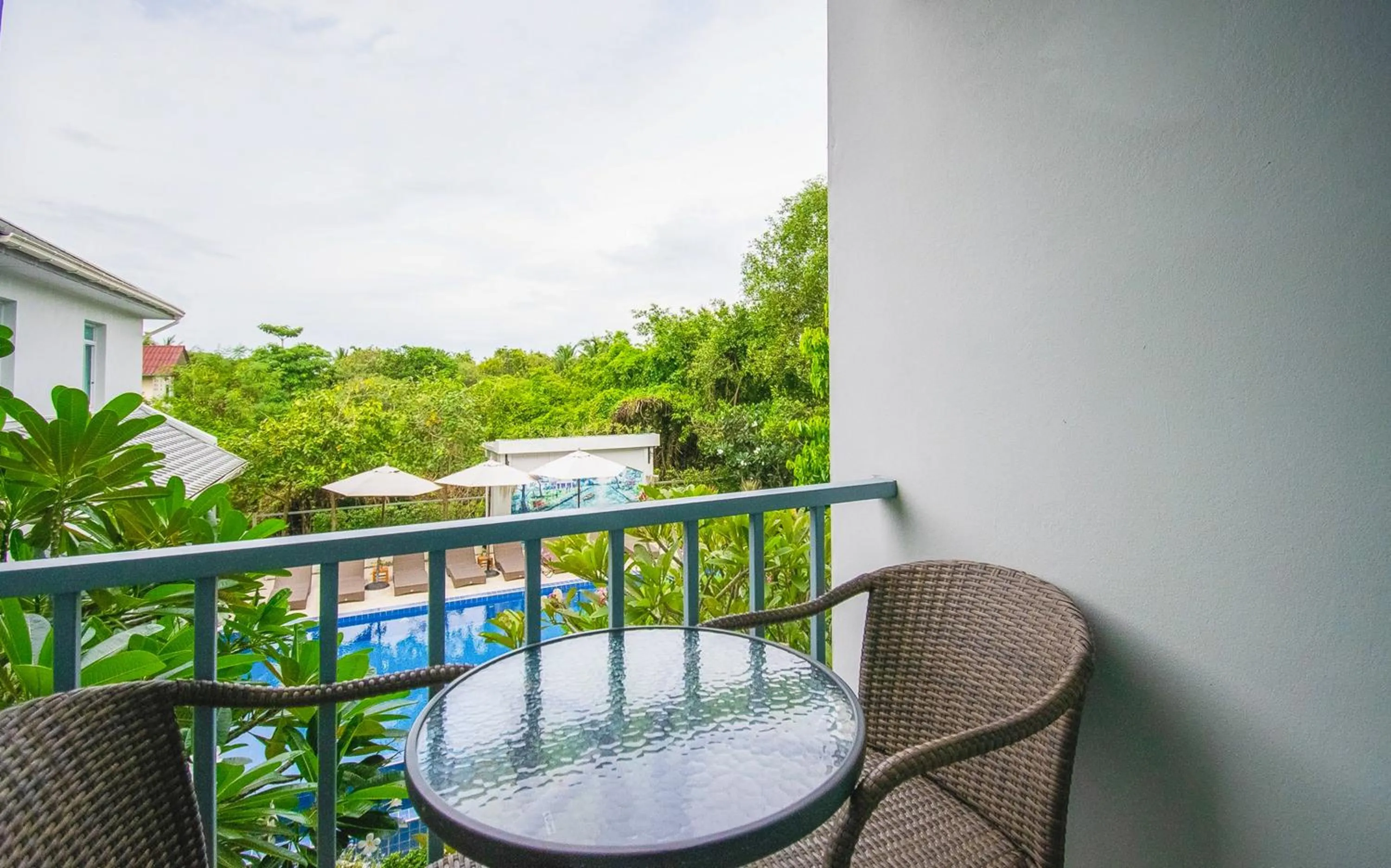 Balcony/Terrace in Villa Amphawa