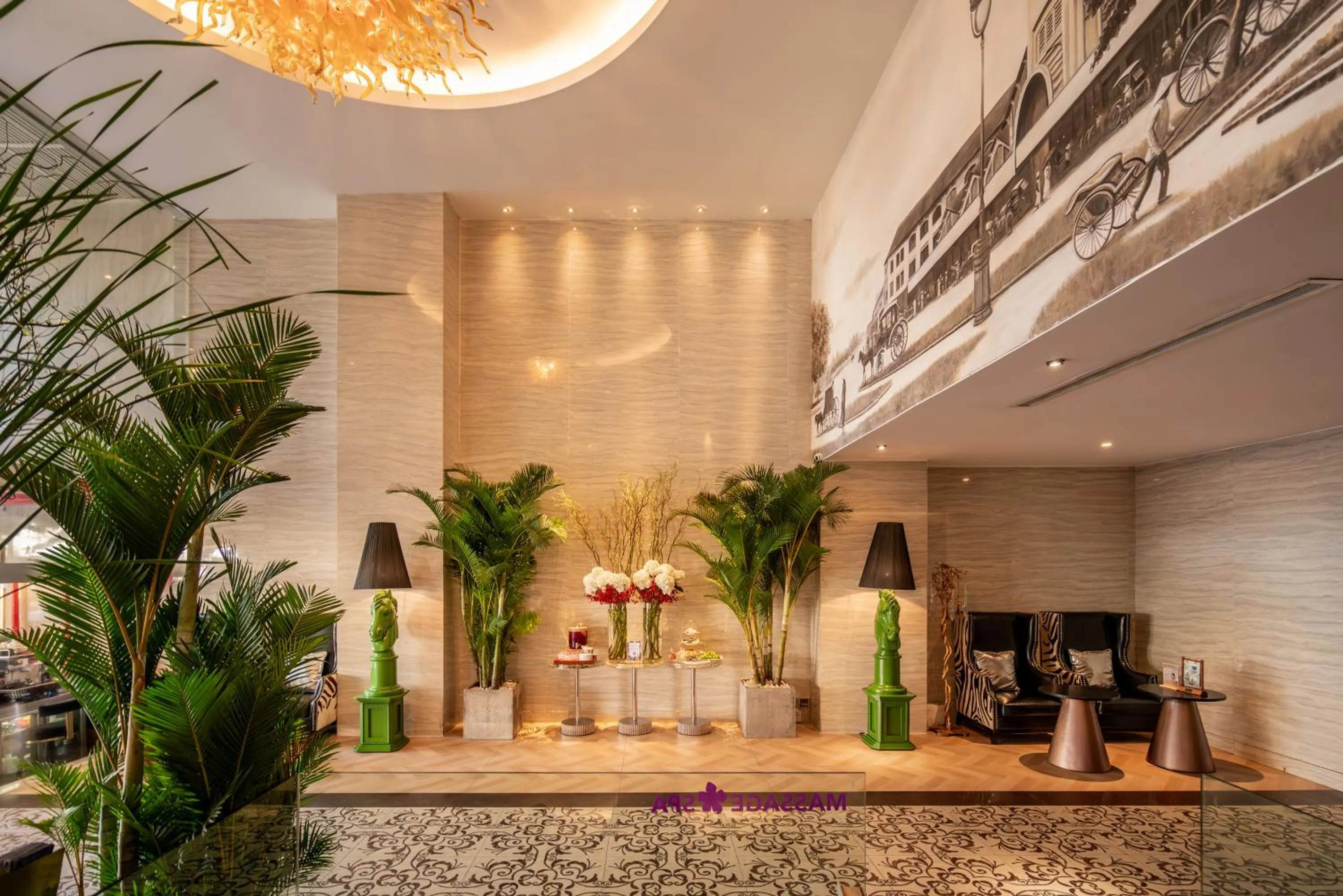 Lobby or reception in A&EM Ben Thanh Hotel