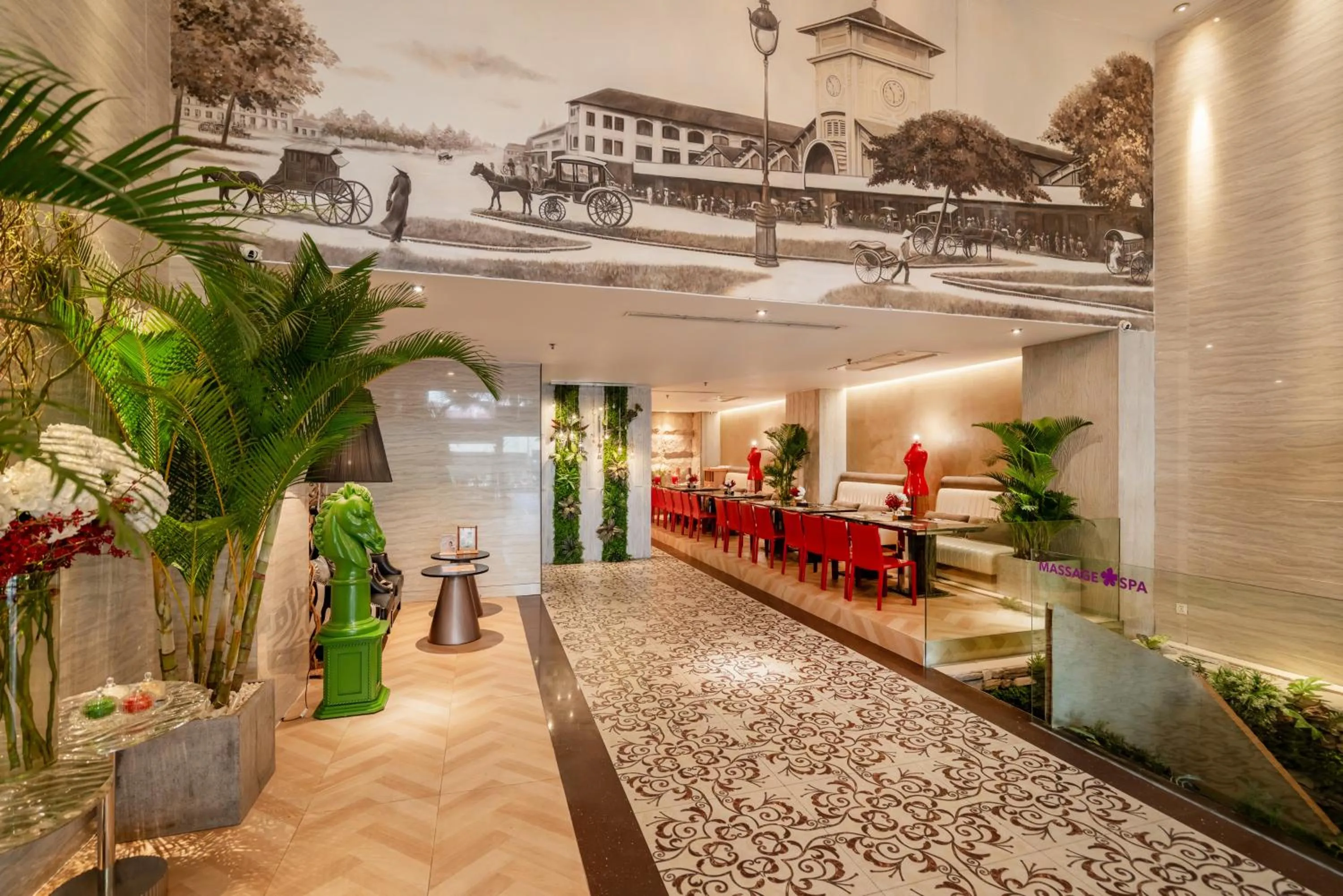 Lobby or reception in A&EM Ben Thanh Hotel