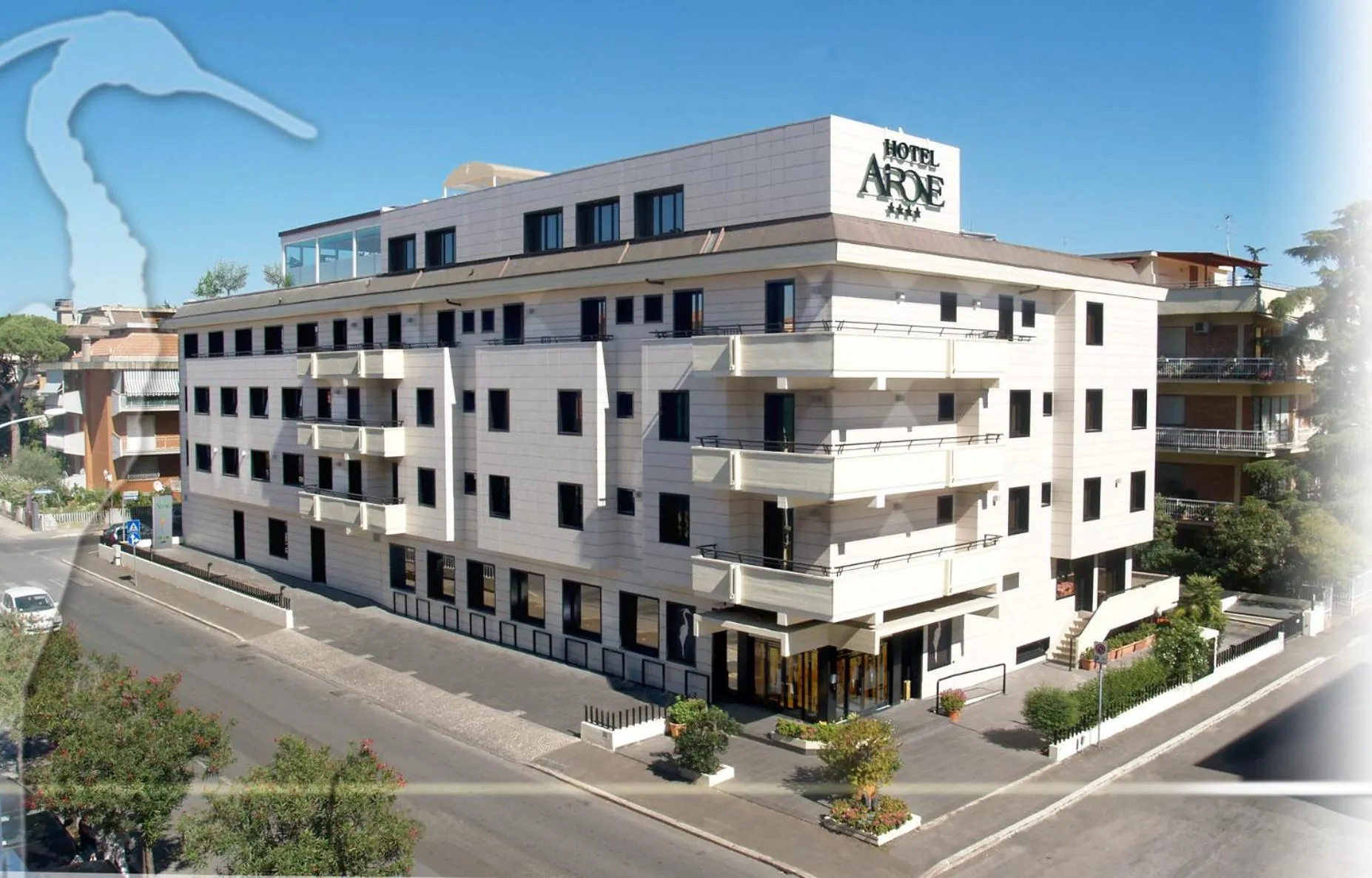 Property building in Hotel Airone - Ombrellone incluso al bagno Dolce Vita a Marina dal 1 giugno al 28 settembre