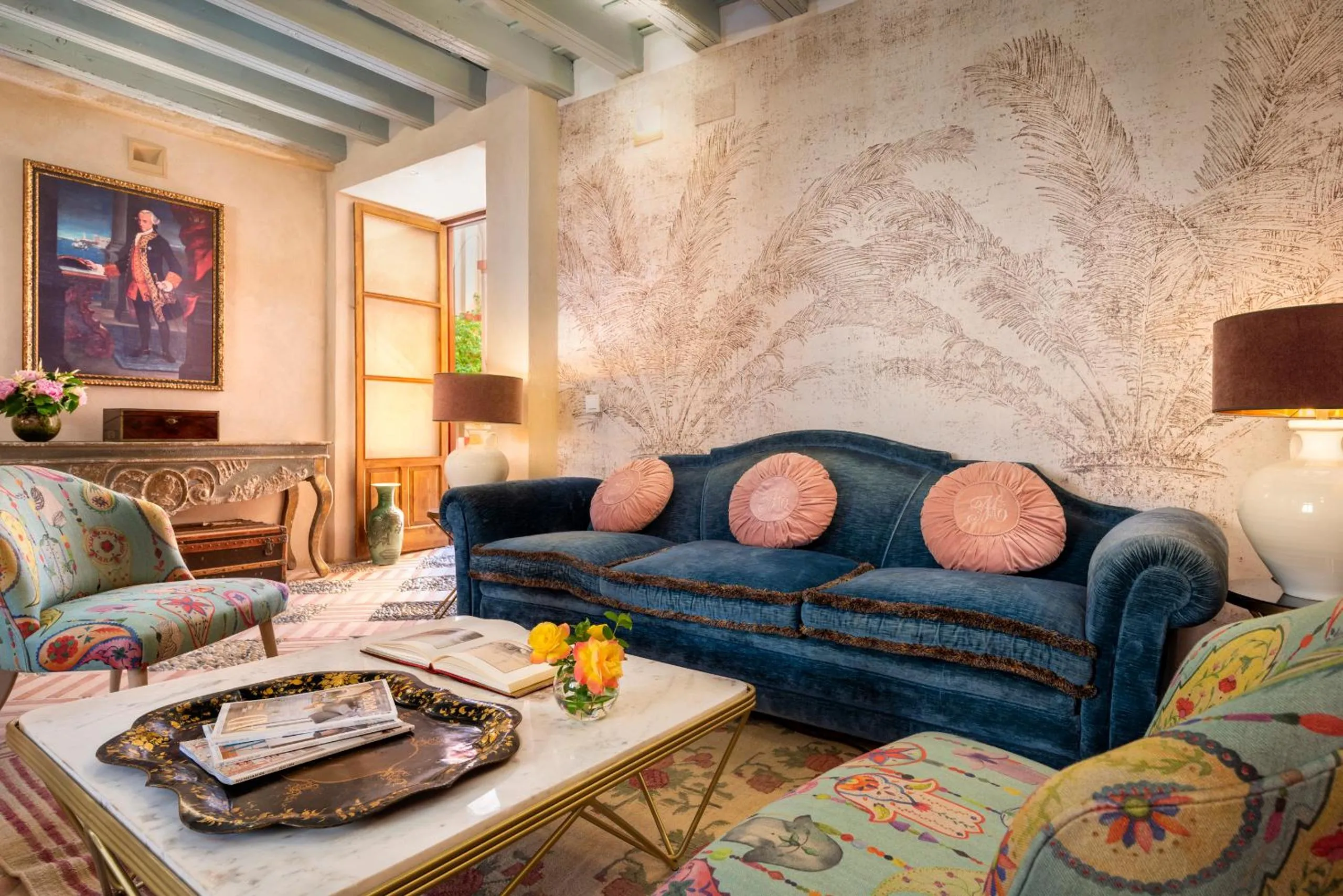 Living room in Palacio Bucarelli