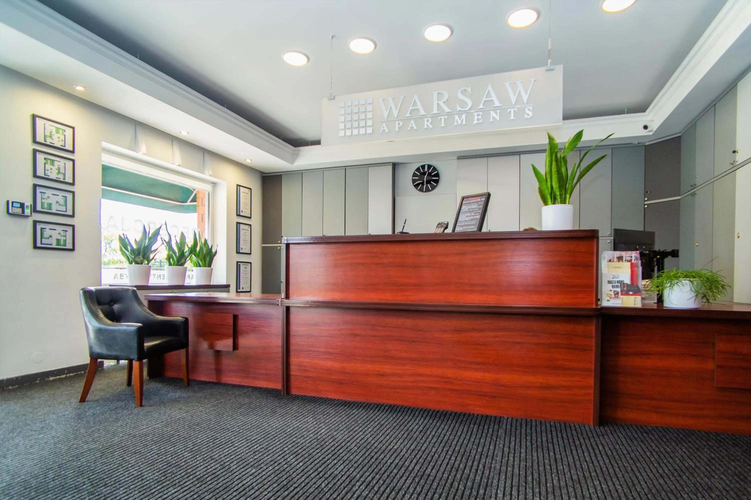Lobby or reception in Warsaw Apartments - Apartamenty Sadyba
