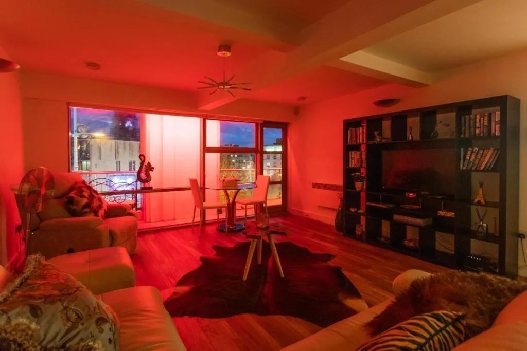 Living room in Live in Leeds Millenium Square Apartment