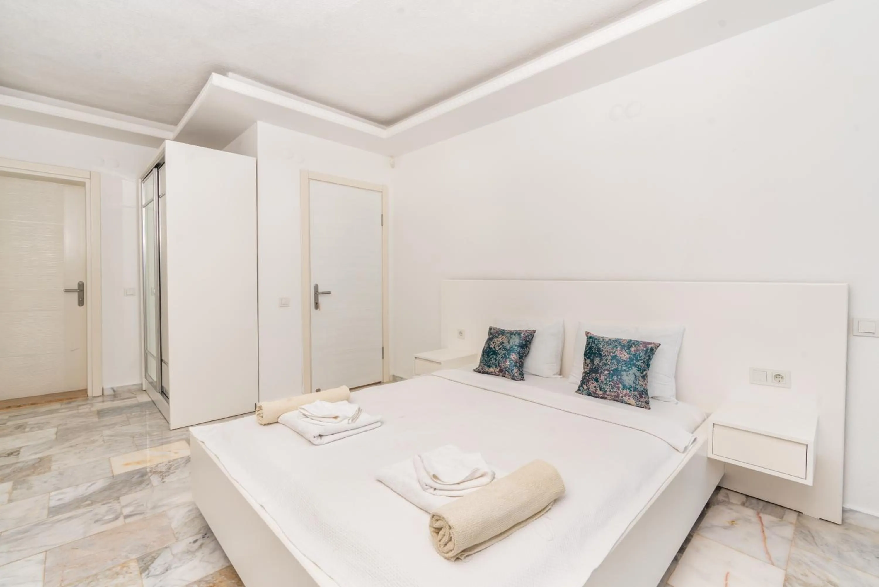 Bed in Infinity Villa Kalkan