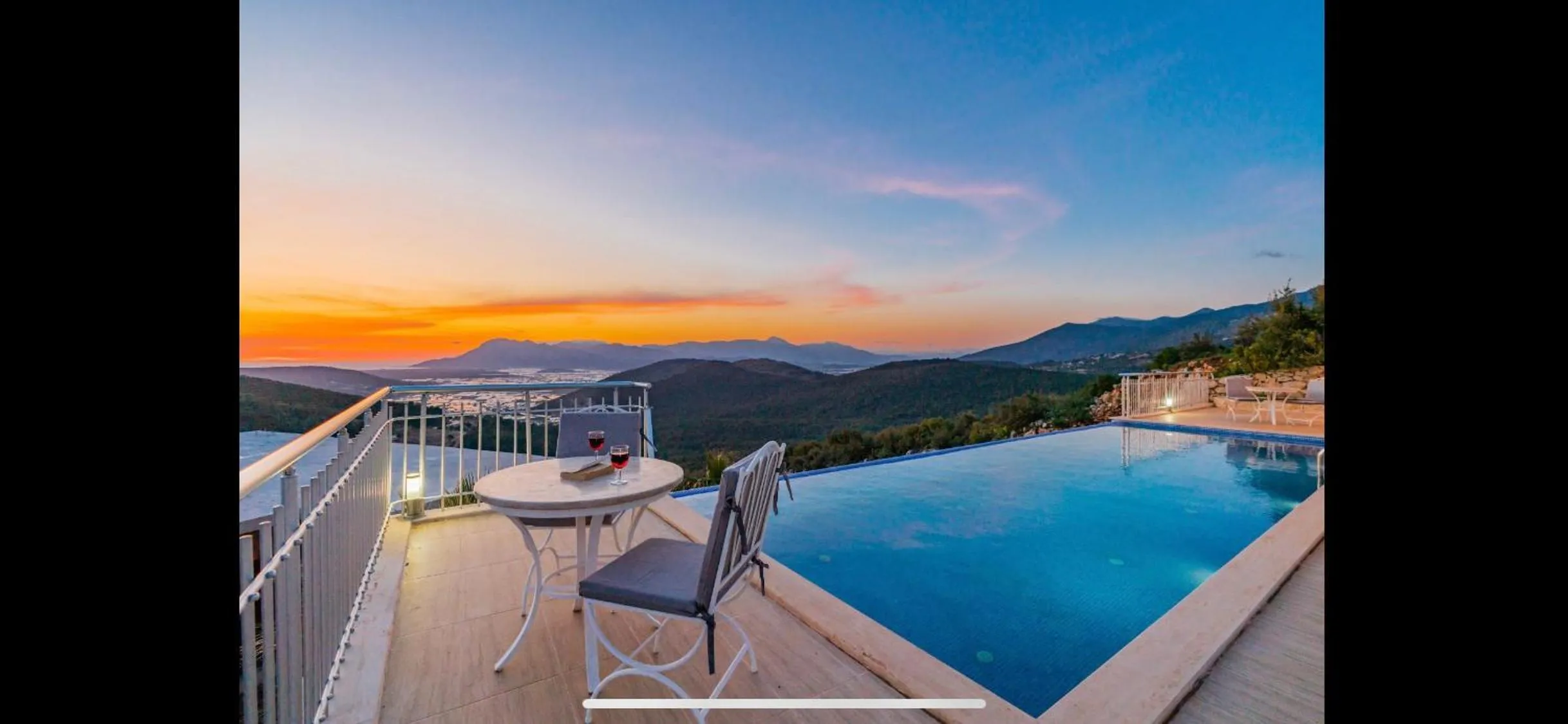 Mountain view in Infinity Villa Kalkan