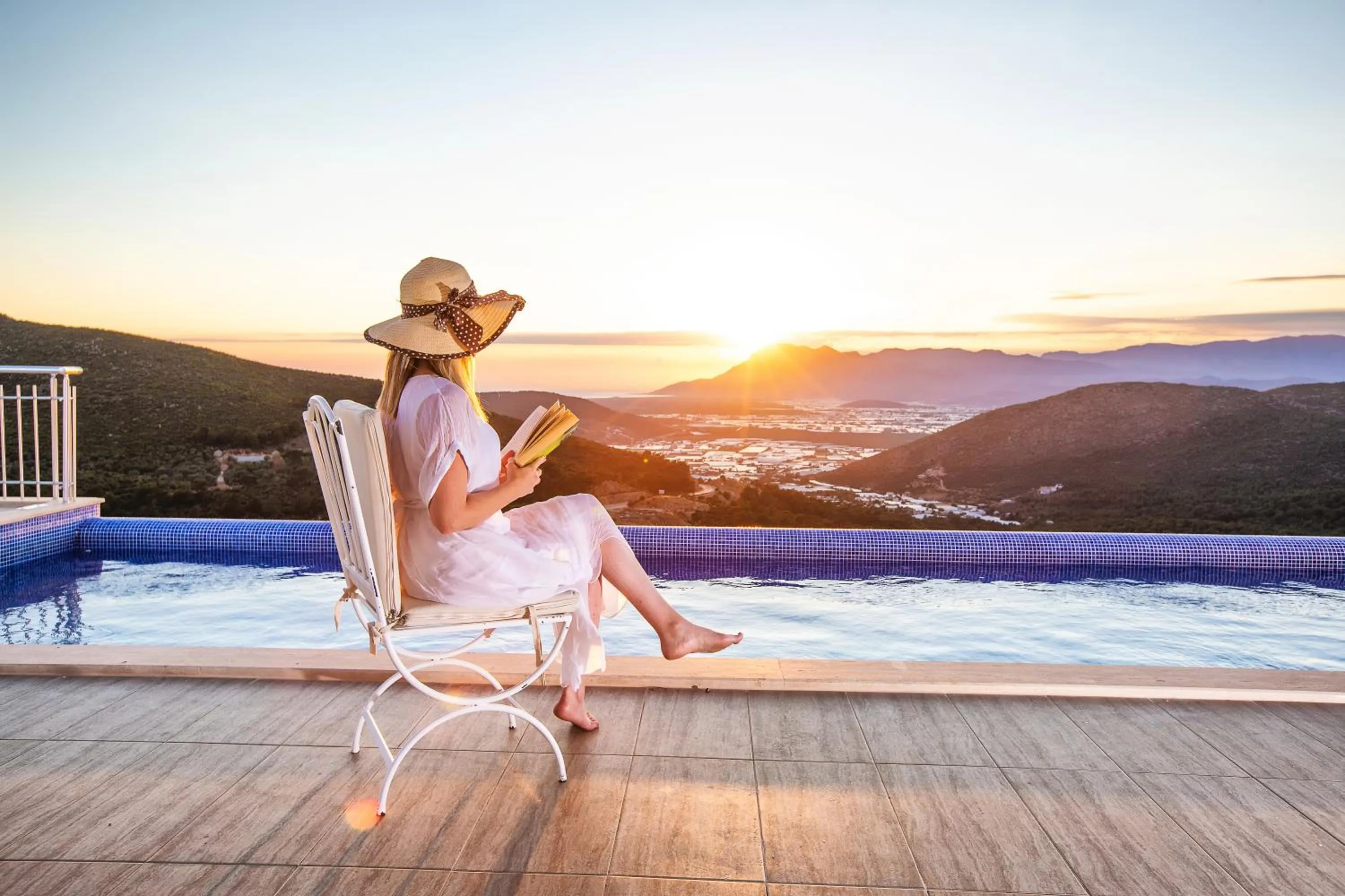 People in Infinity Villa Kalkan