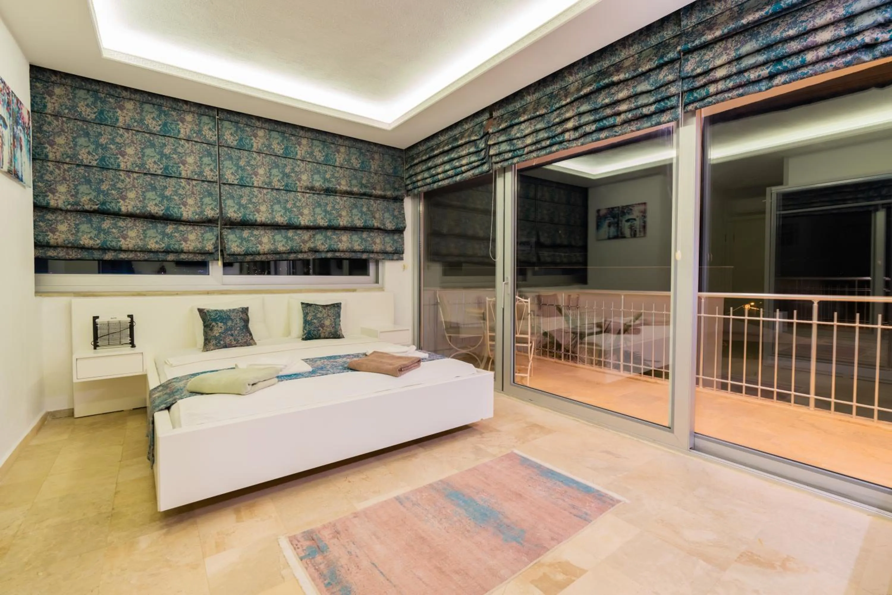 Bed in Infinity Villa Kalkan