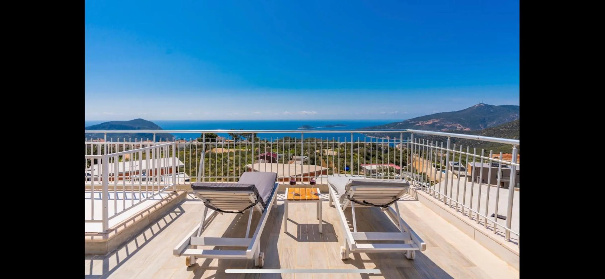 Balcony/Terrace in Infinity Villa Kalkan