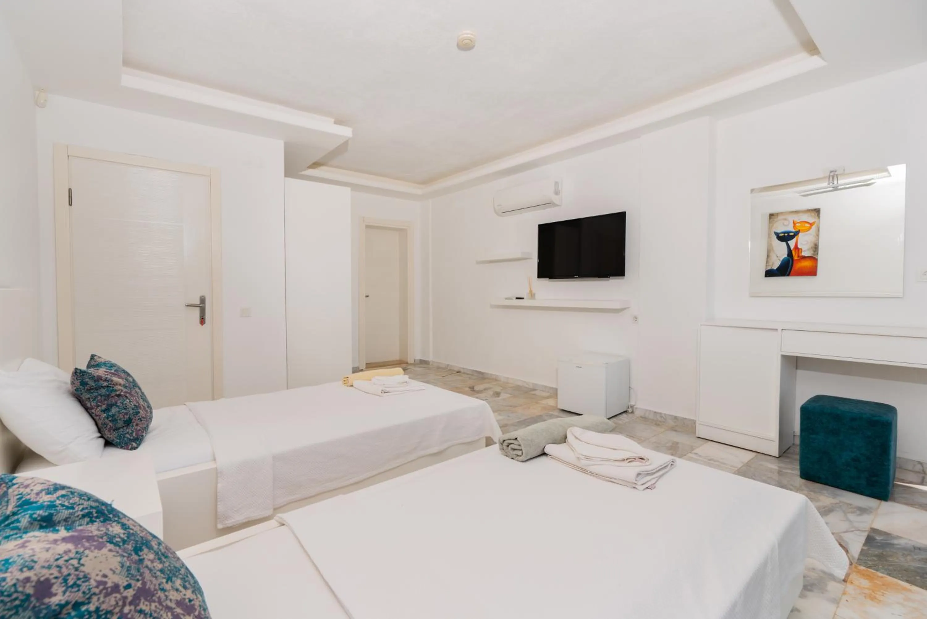 Bed in Infinity Villa Kalkan