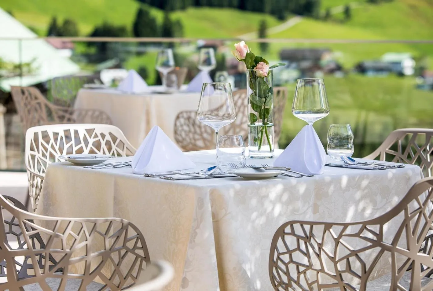 Balcony/Terrace in Haller's Geniesserhotel