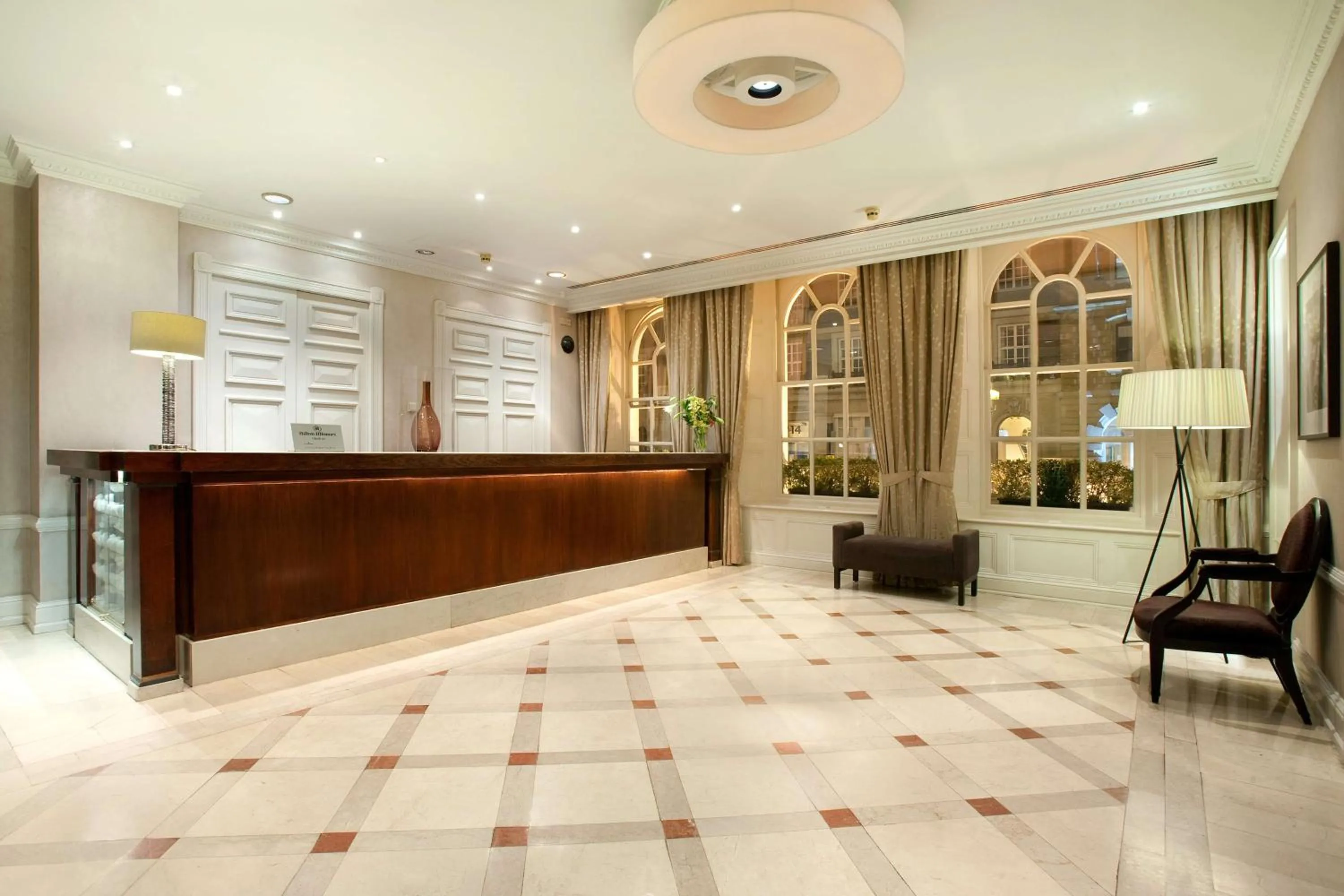 Lobby or reception in Hilton London Euston