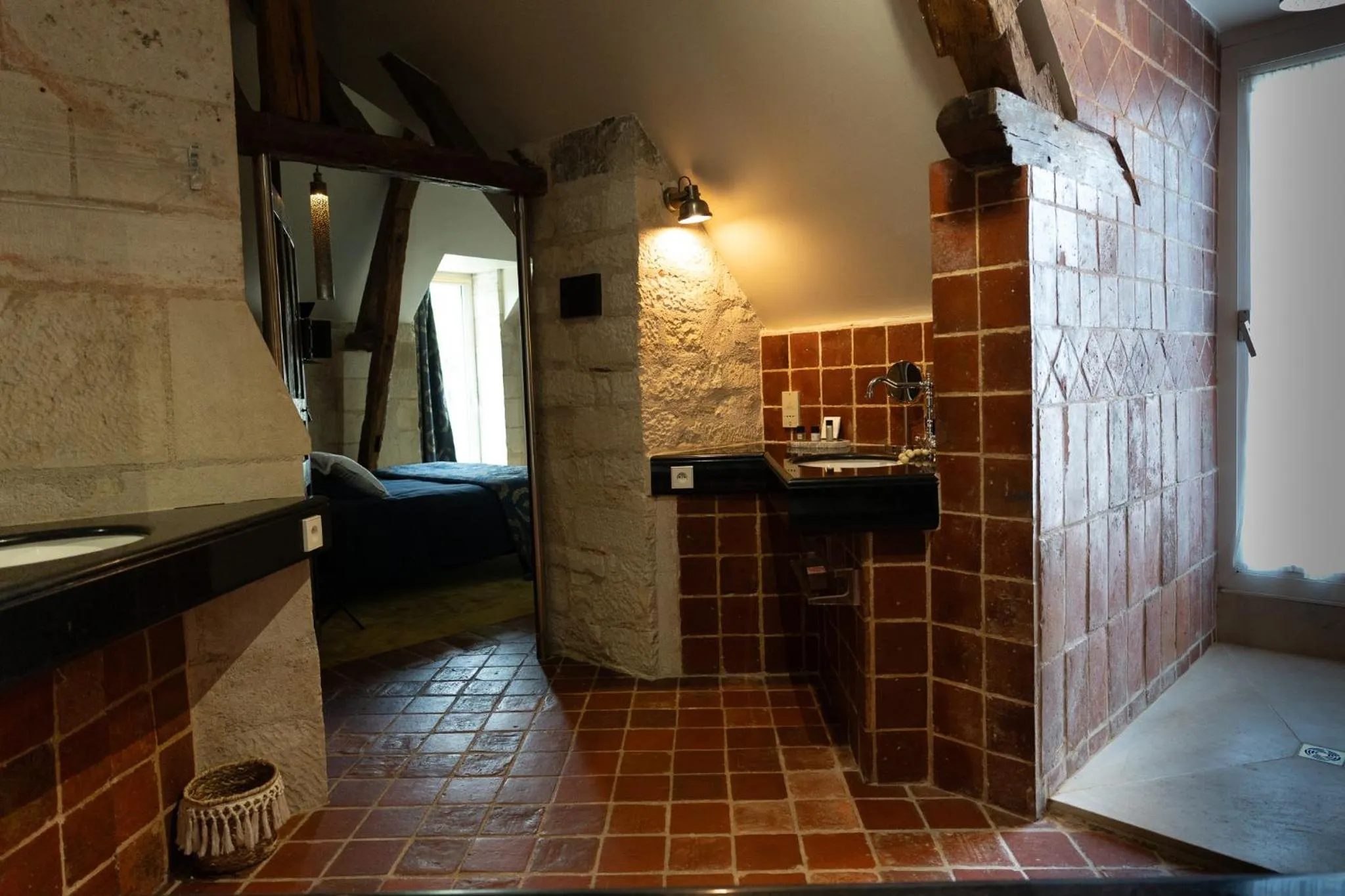 Bathroom in L'abbaye Saint Michel
