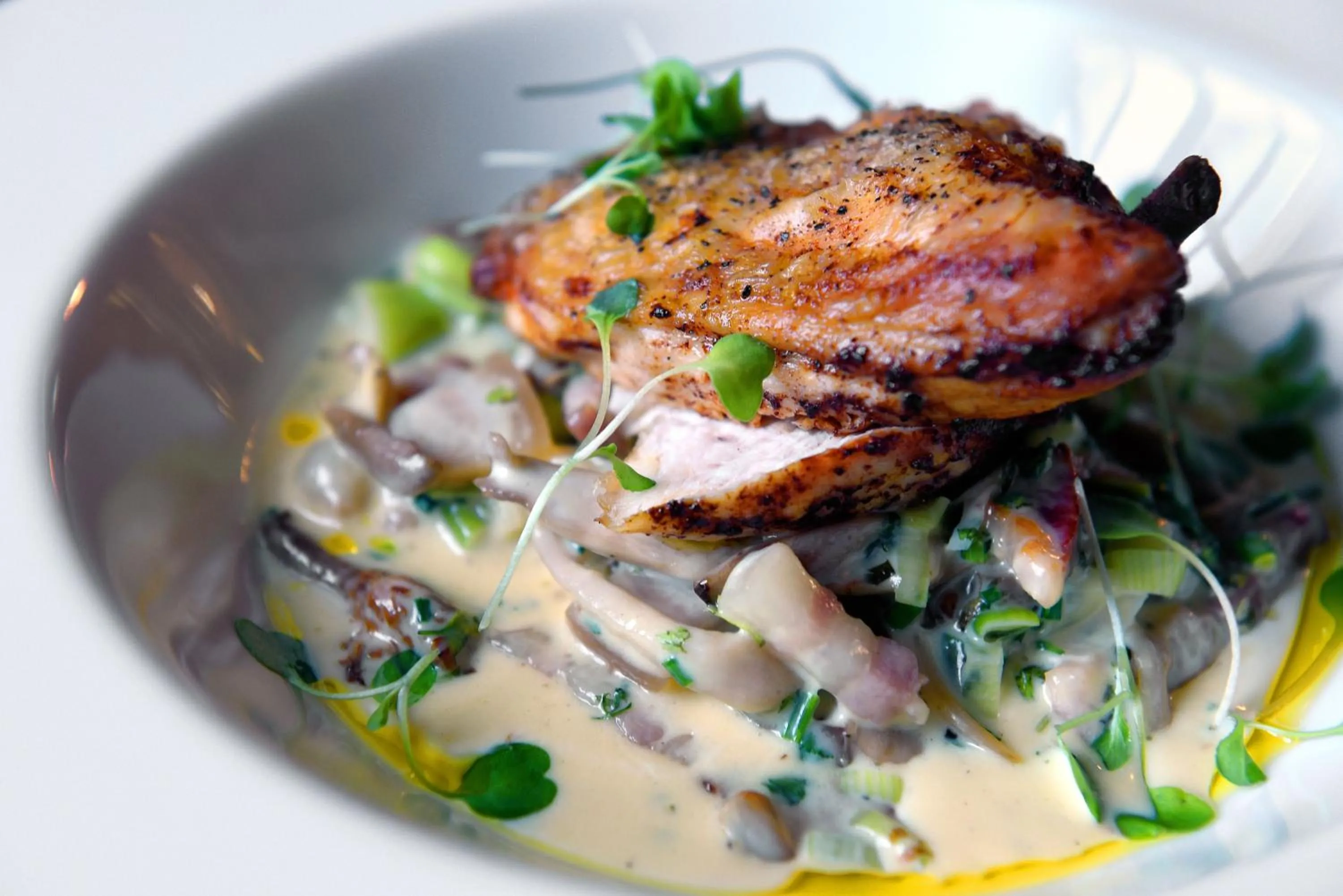 Food close-up in The Lifeboat Inn