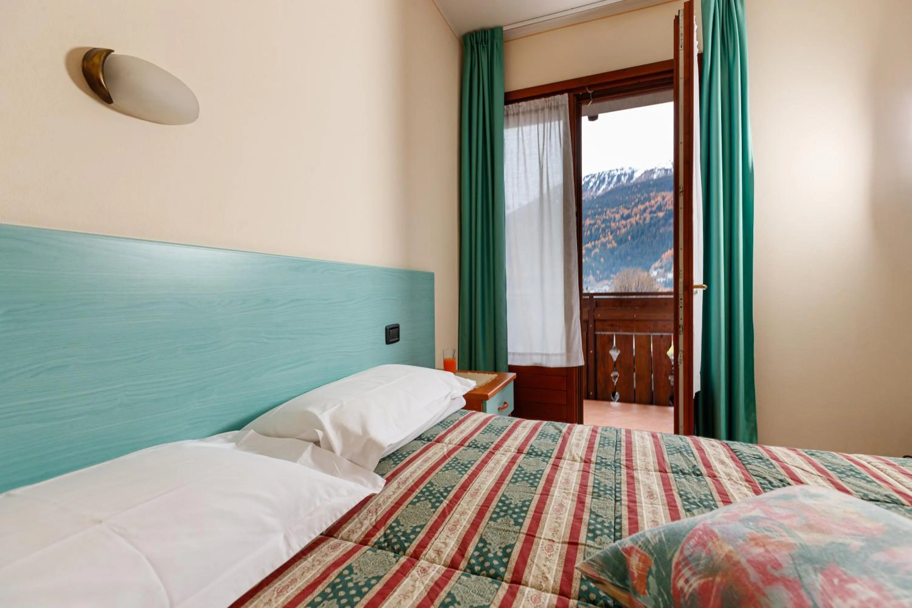 Bed in Hotel Villa Rina
