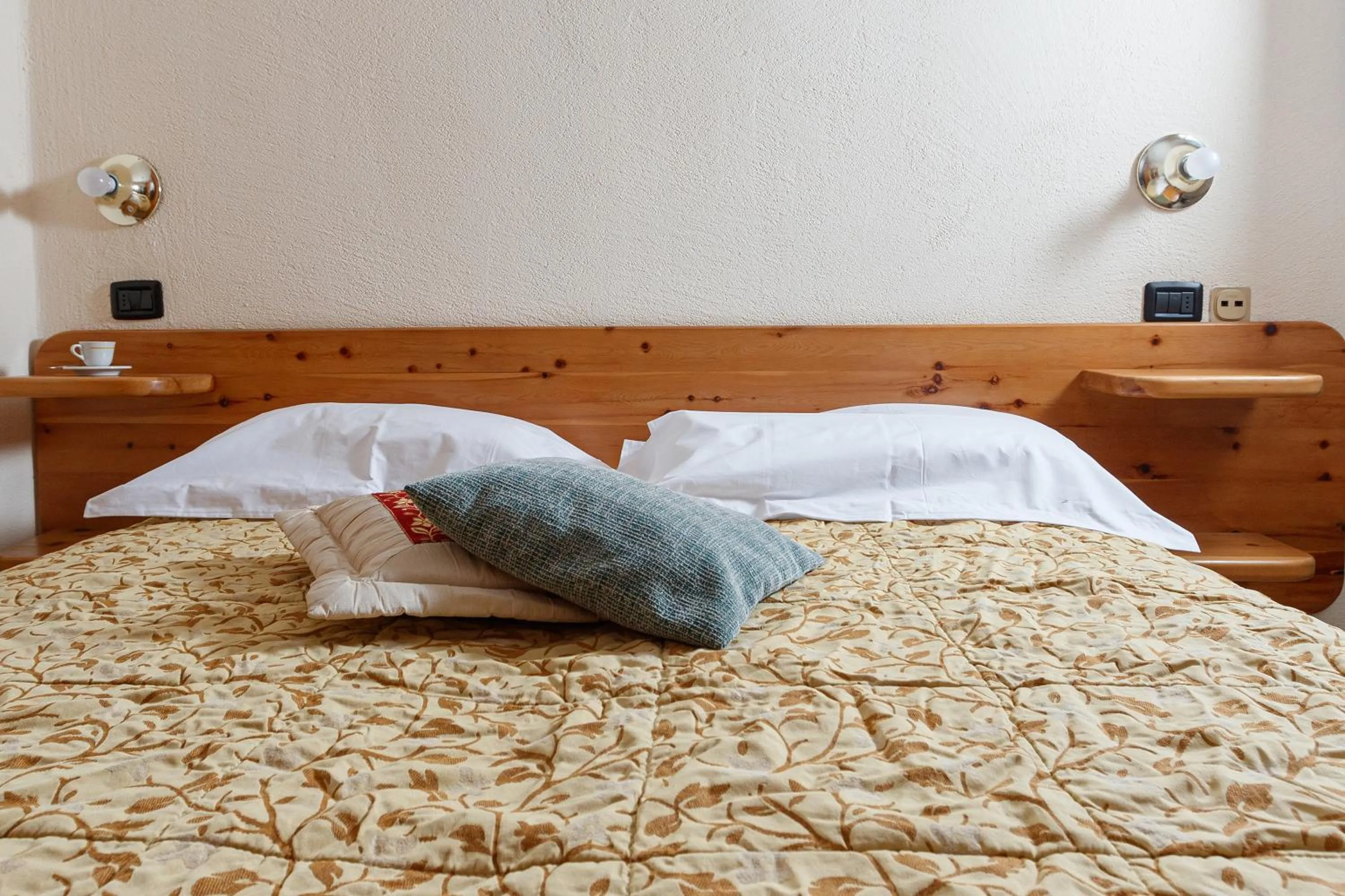 Bed in Hotel Villa Rina