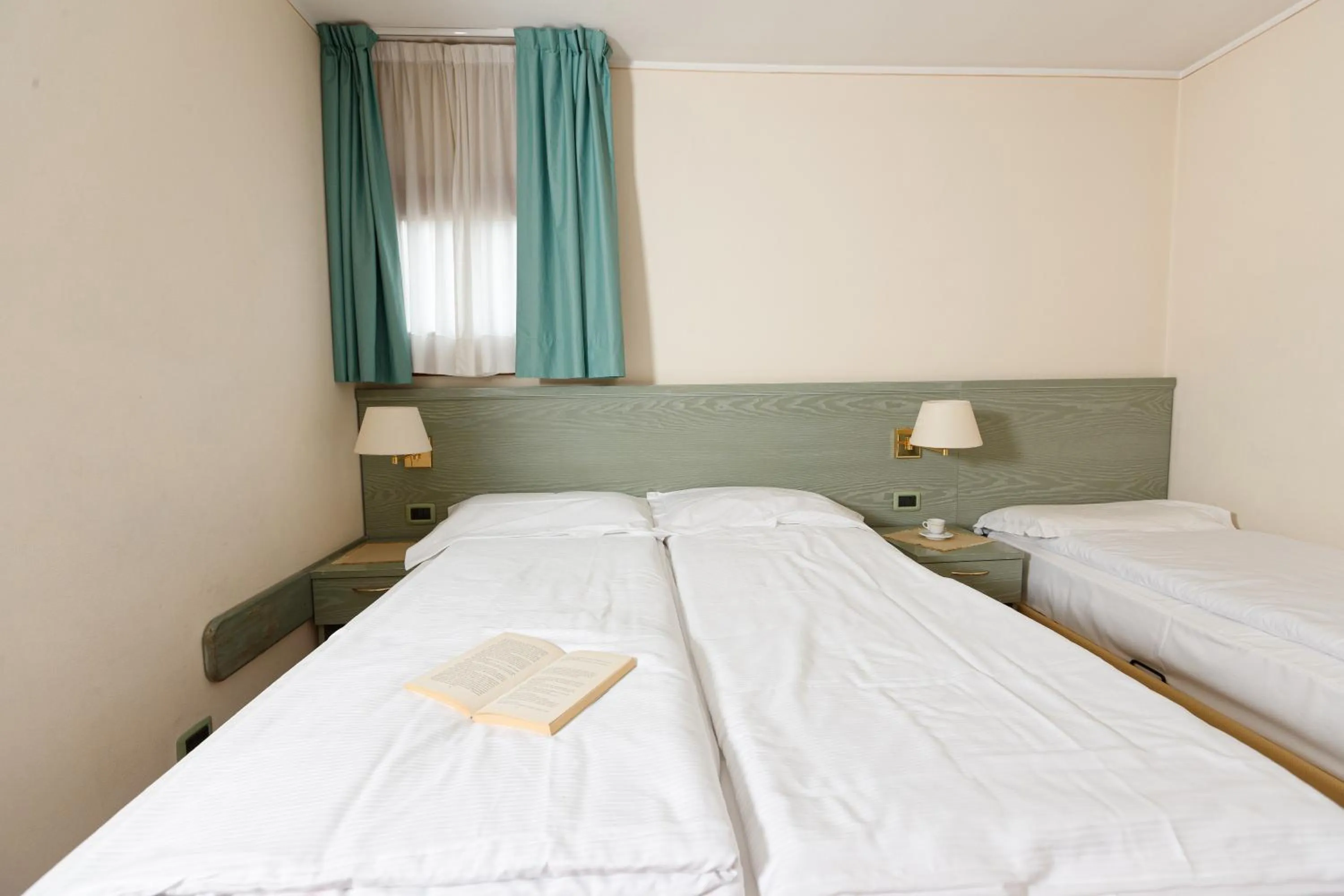 Bed in Hotel Villa Rina