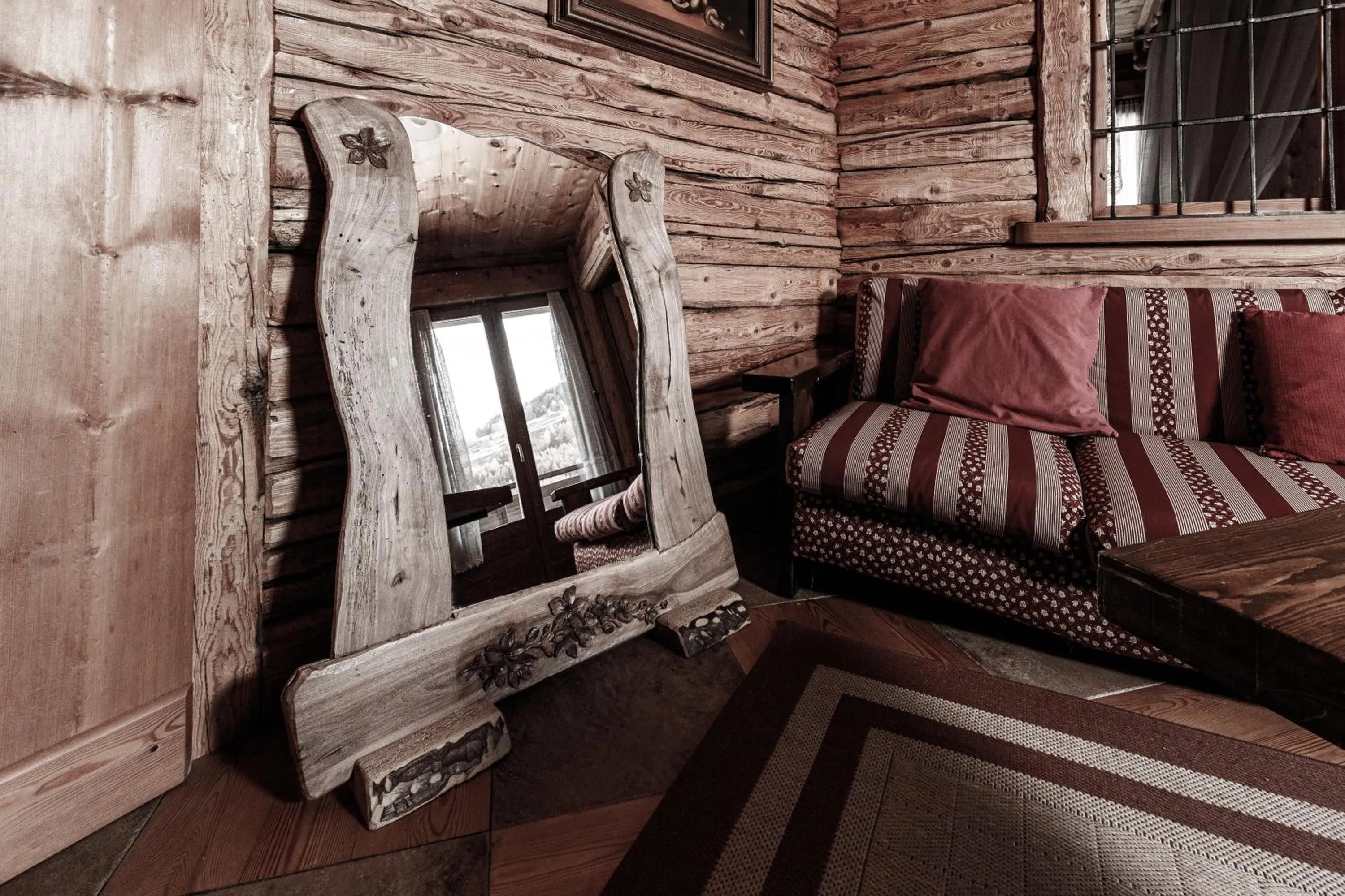 Living room, Bed in Hotel Villa Rina