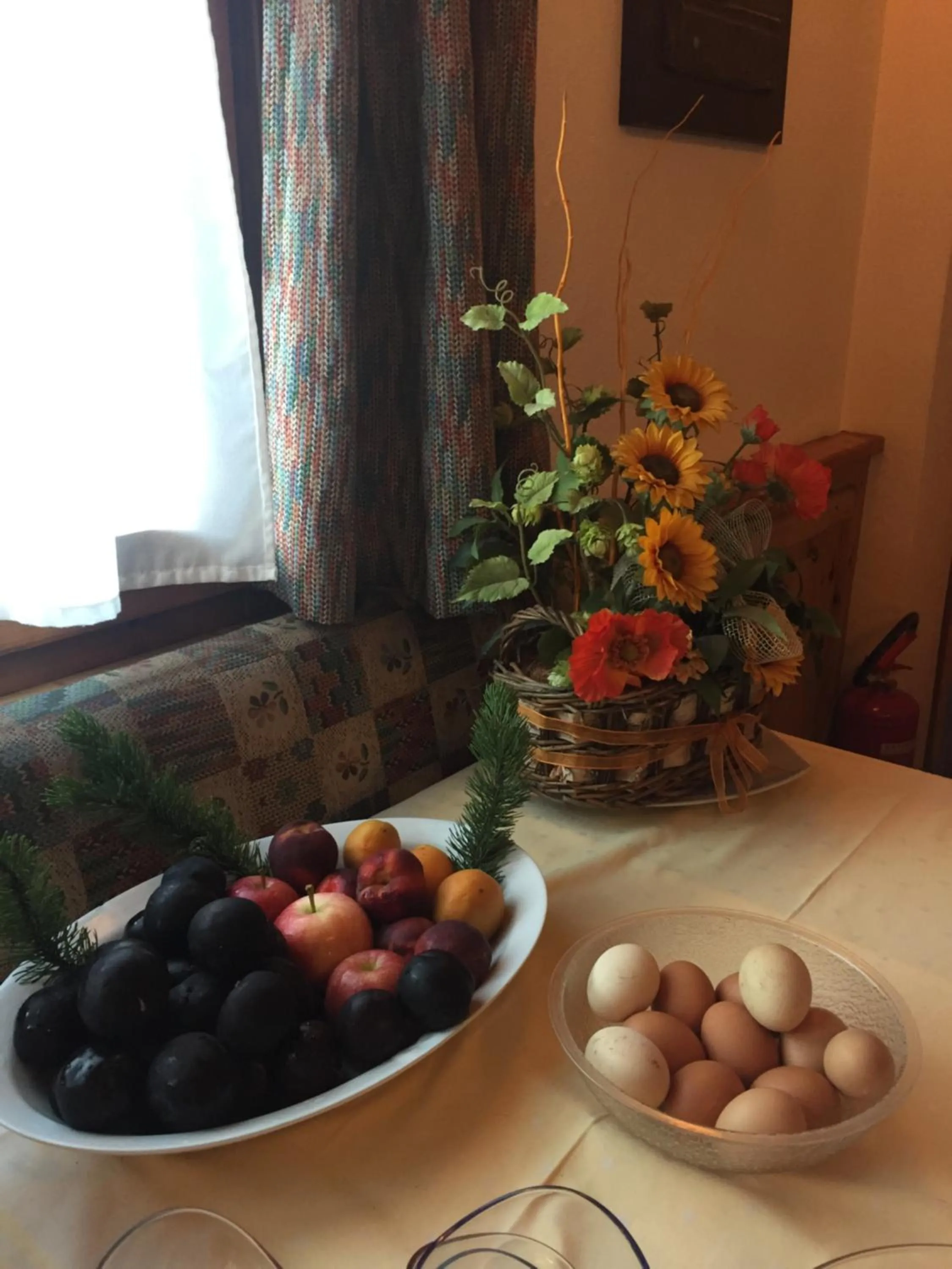 Italian breakfast in Hotel Villa Rina