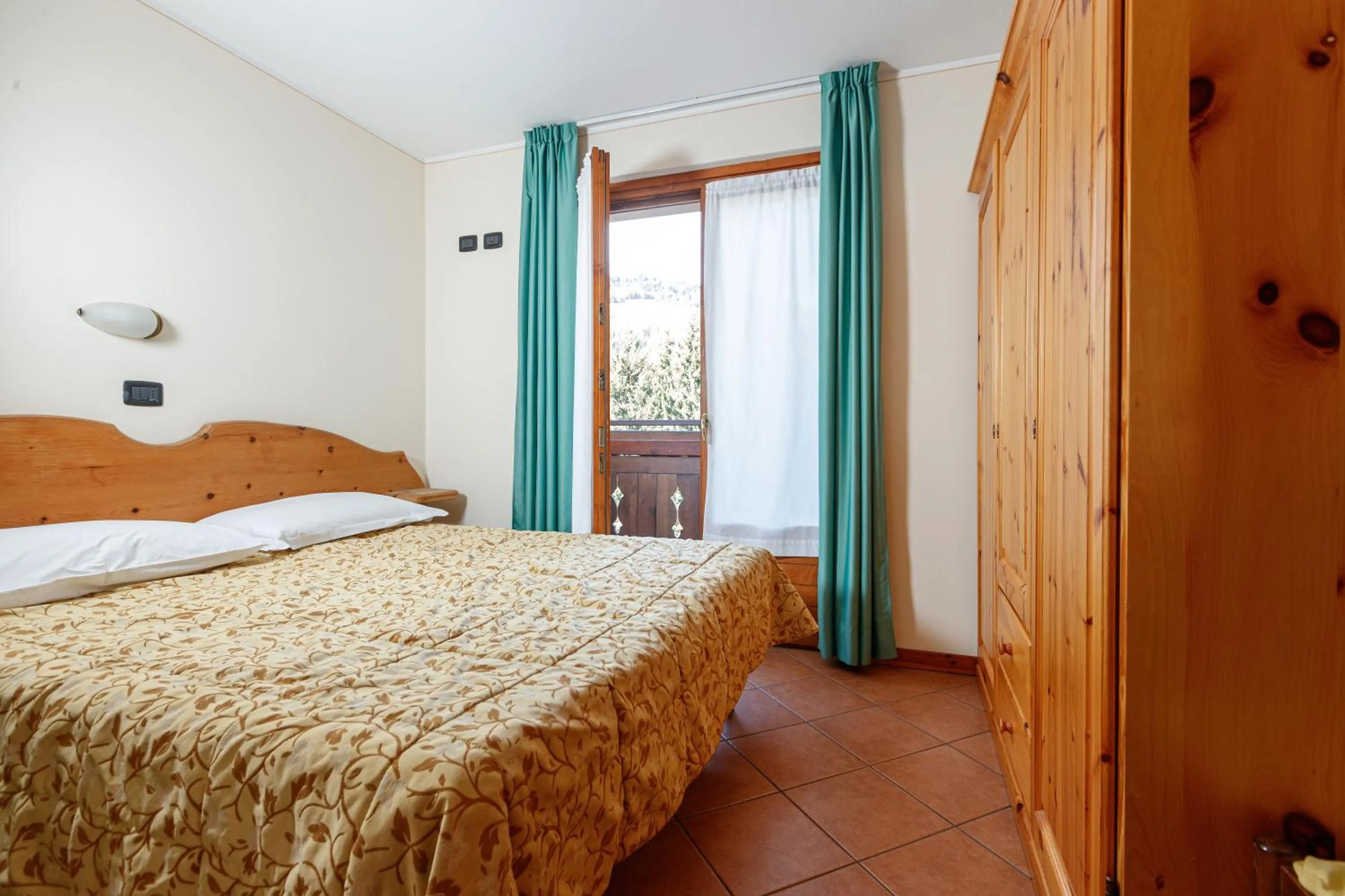 Bed in Hotel Villa Rina