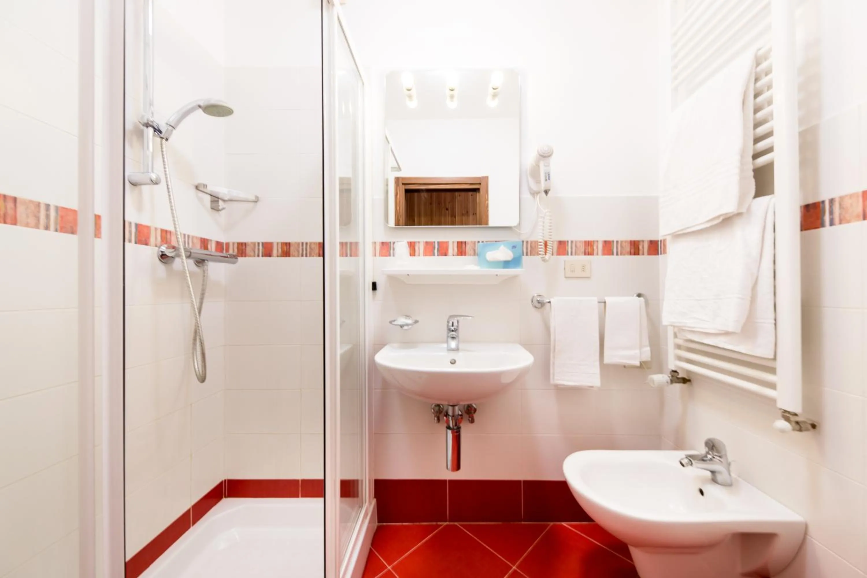 Bathroom in Hotel Vallecetta