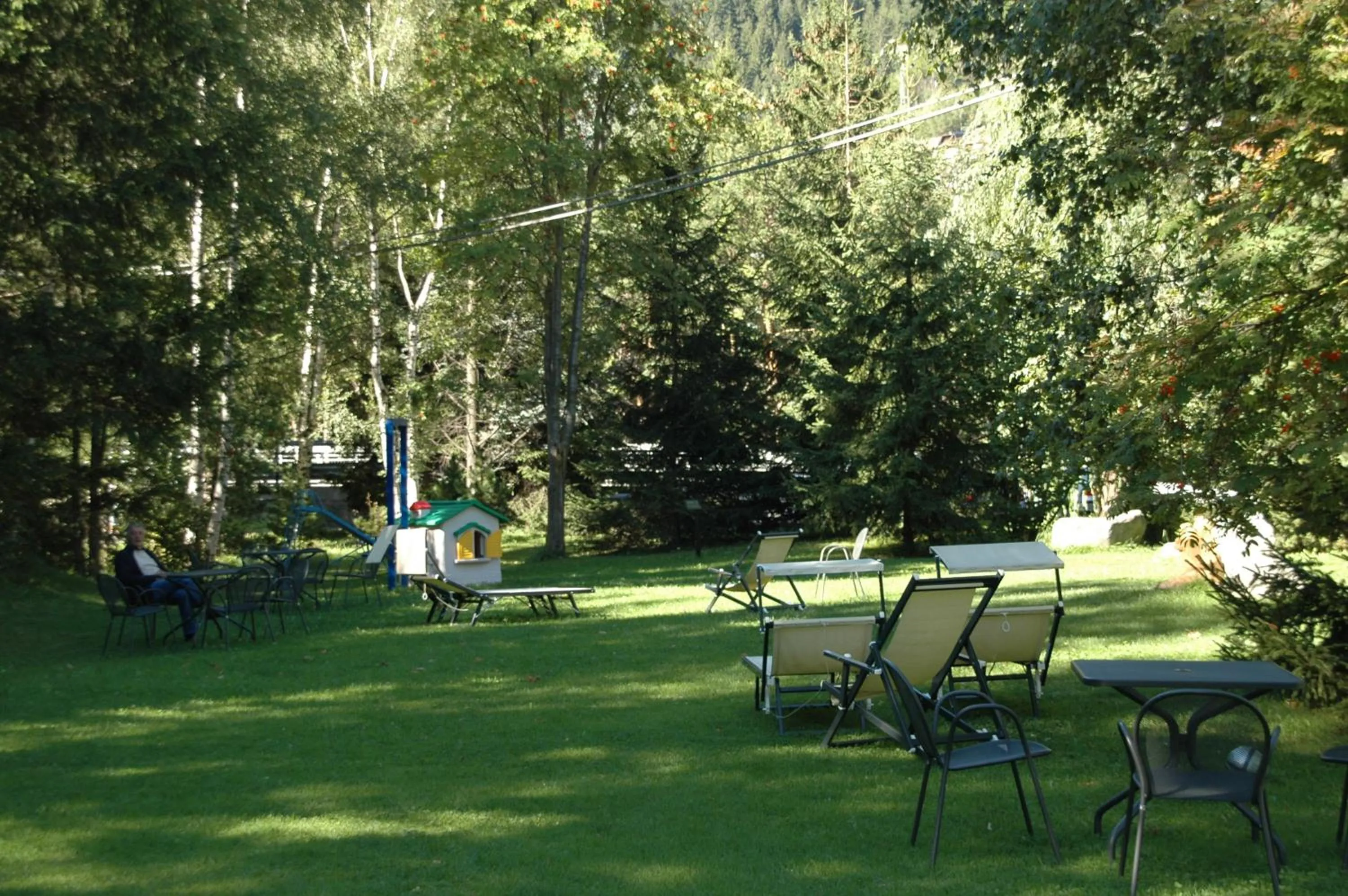 Garden in Hotel Vallecetta